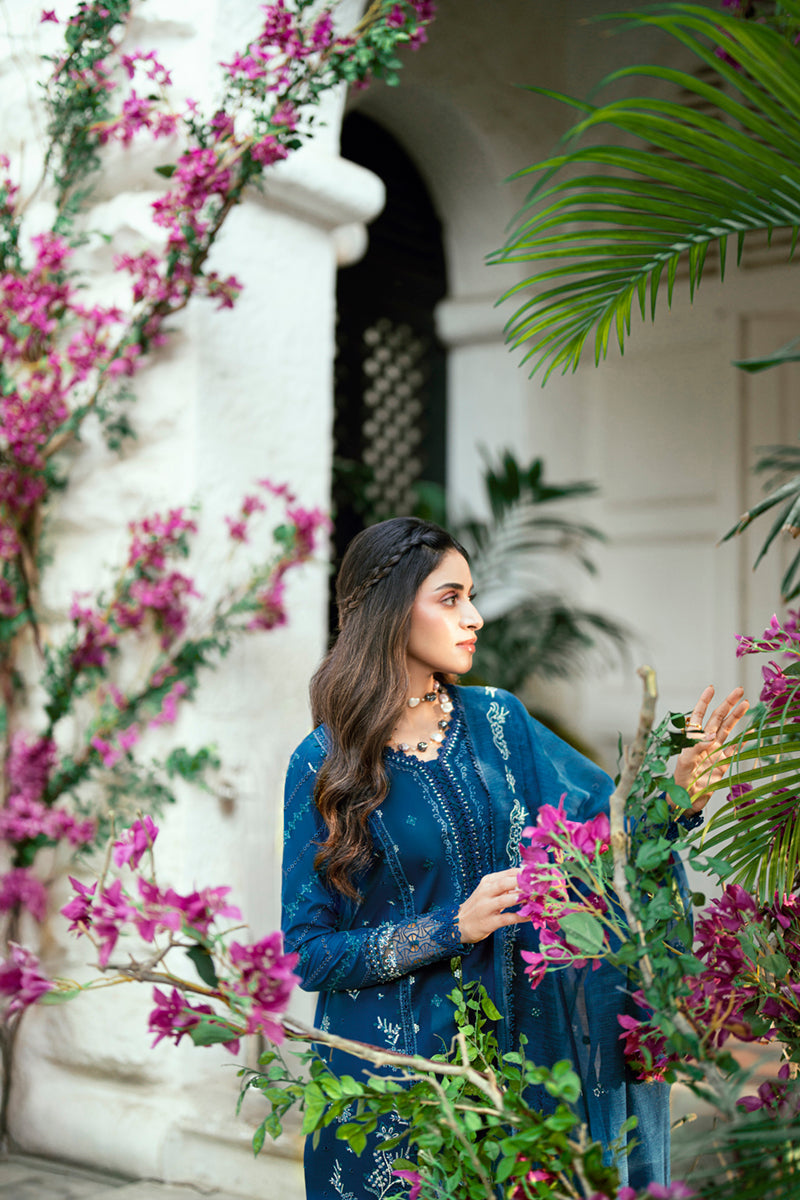 Qalamkar | Luxury Lawn Eid Edit | SB-11 Noray