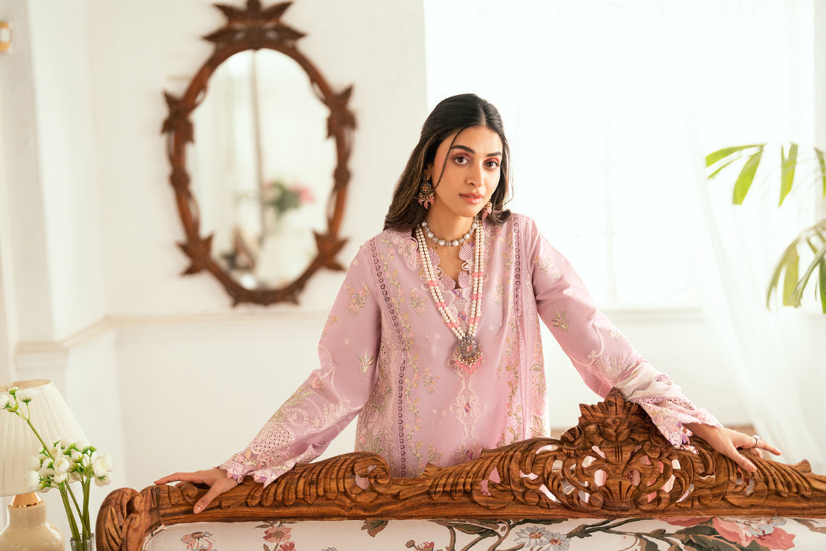 Qalamkar | Luxury Lawn Eid Edit | SB-06 Komal
