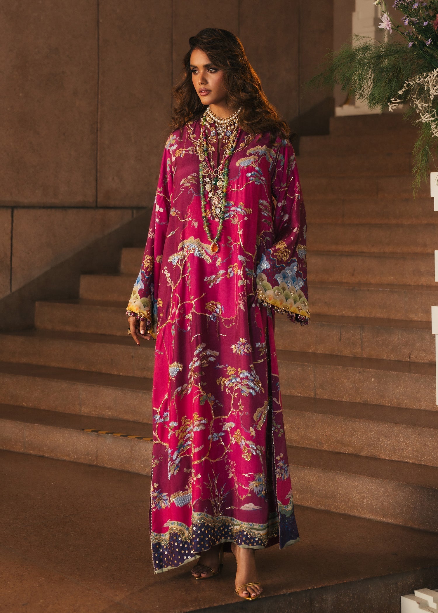 Crimson | Crimson Eid Prints | Laila - Plum
