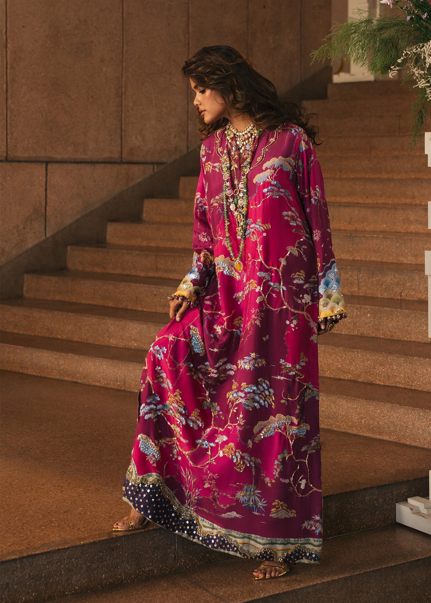 Crimson | Crimson Eid Prints | Laila - Plum