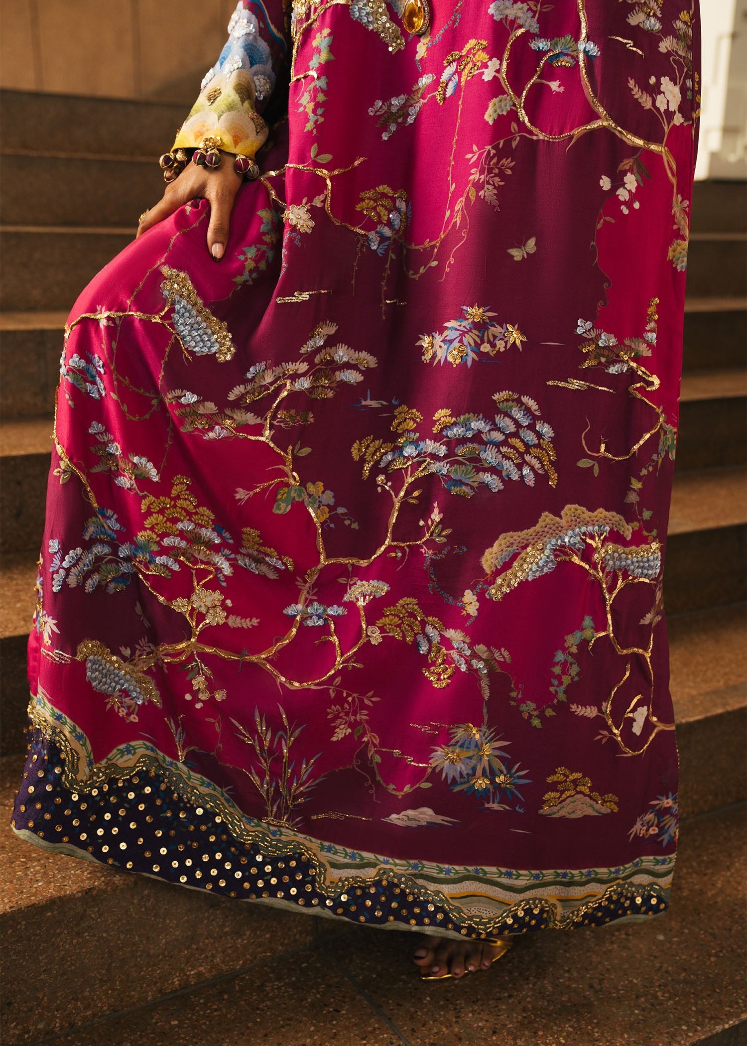 Crimson | Crimson Eid Prints | Laila - Plum