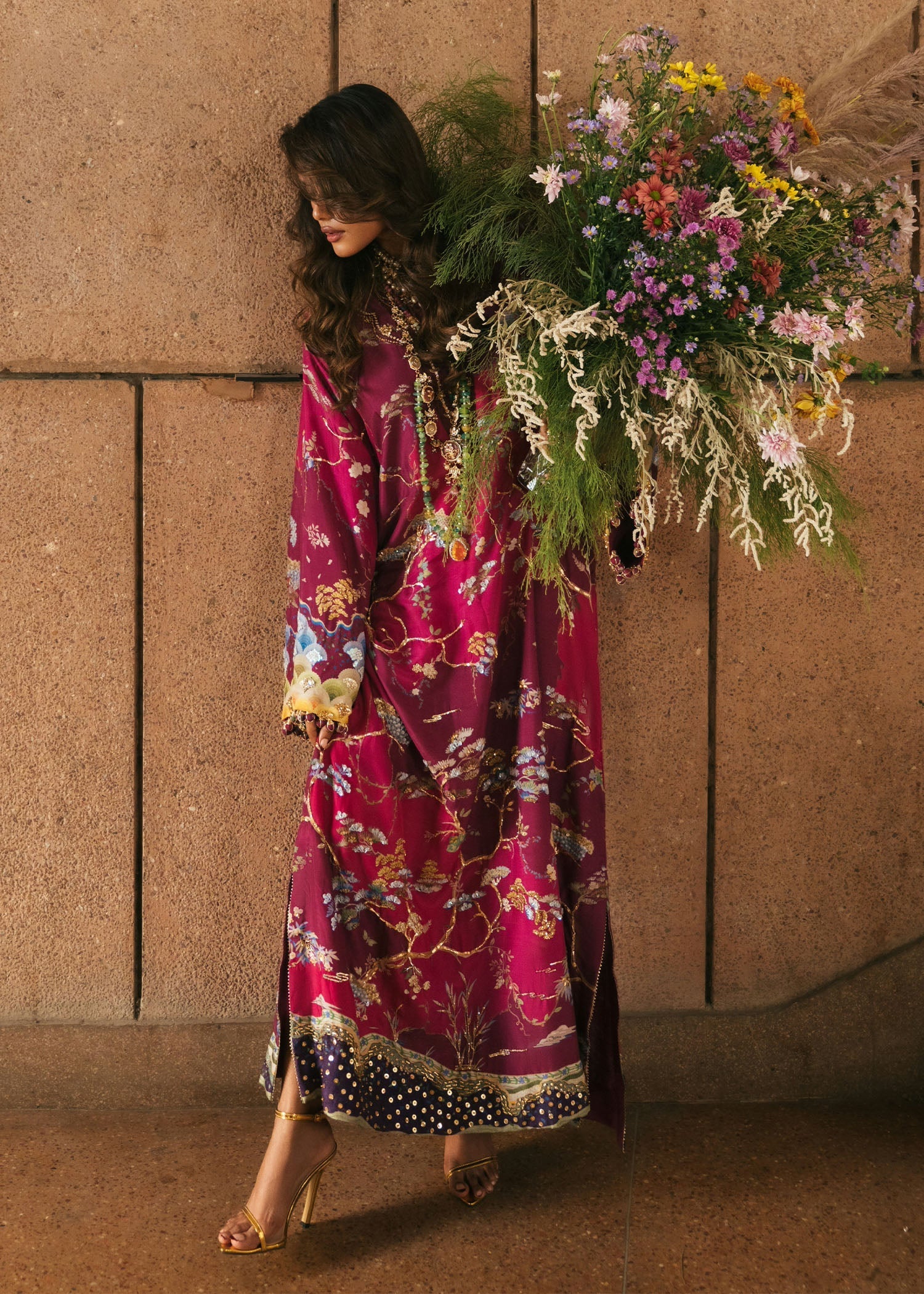 Crimson | Crimson Eid Prints | Laila - Plum