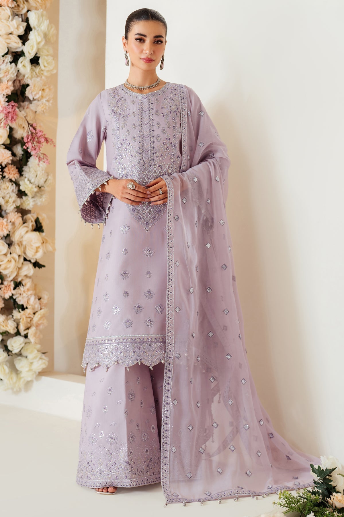 Alizeh | Luxury Raw Silk | AF-RS-02-BERRY - House Of Anaya