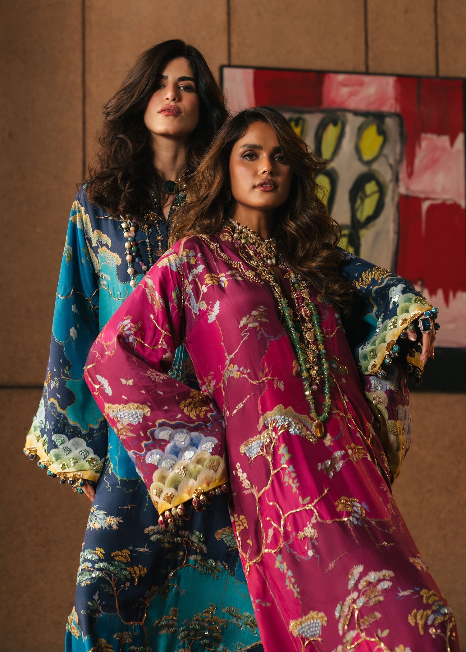 Crimson | Crimson Eid Prints | Laila - Plum