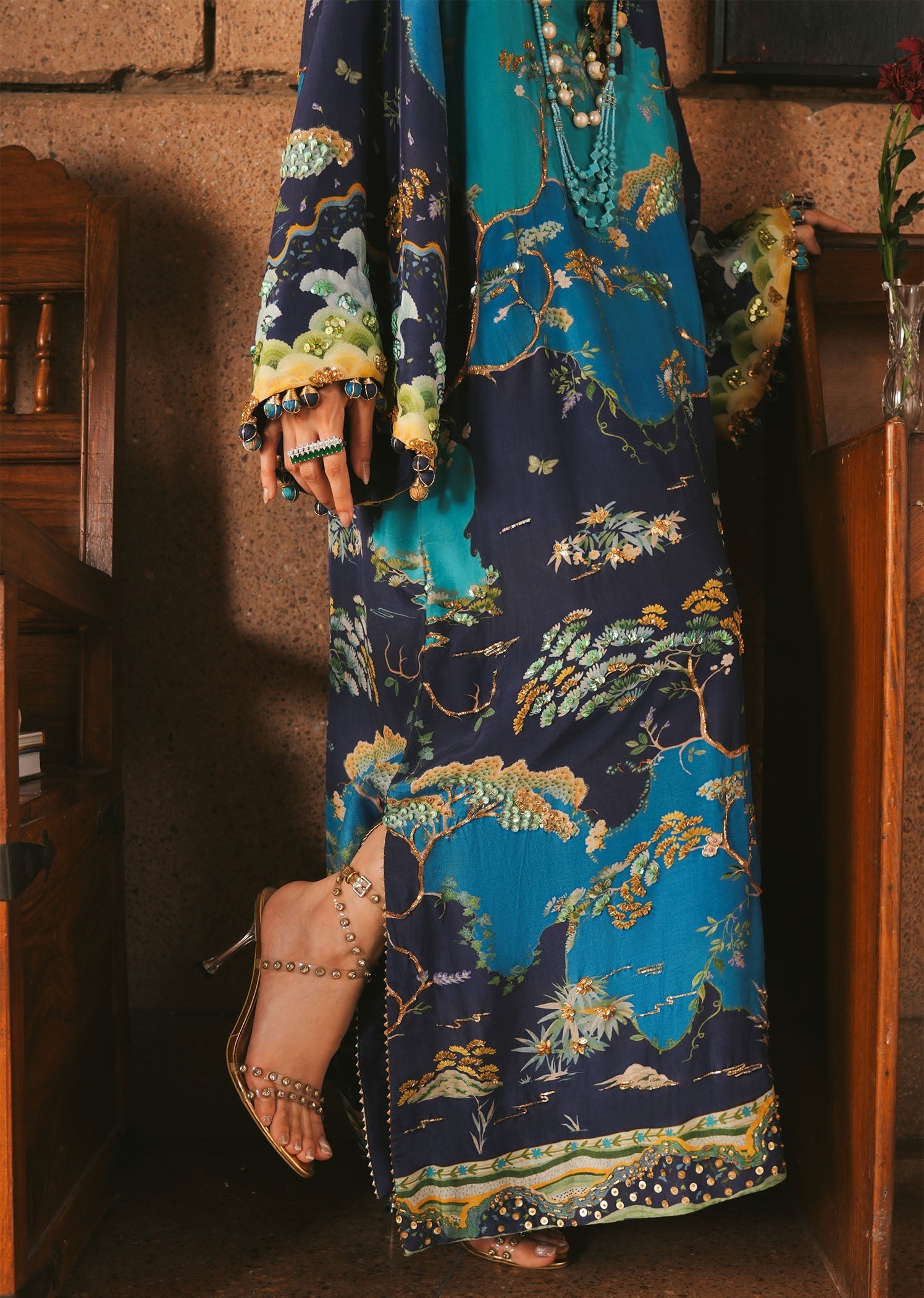 Crimson | Crimson Eid Prints | Laila - Midnight