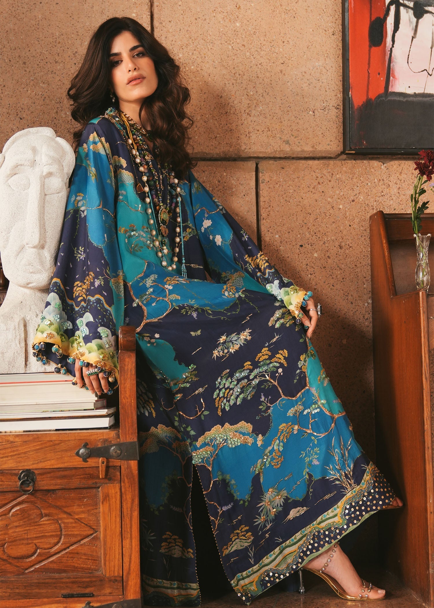Crimson | Crimson Eid Prints | Laila - Midnight
