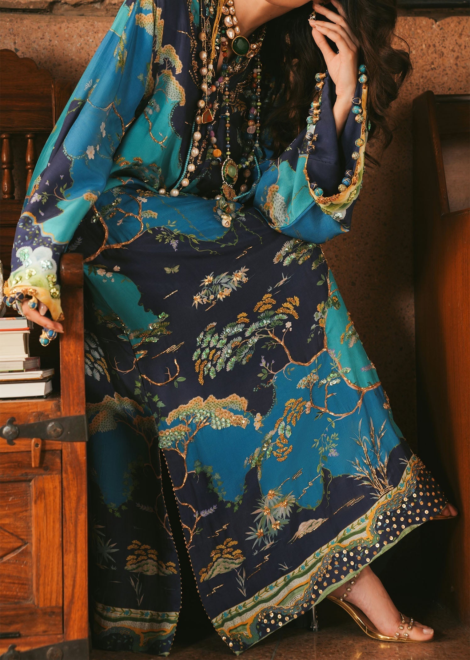 Crimson | Crimson Eid Prints | Laila - Midnight