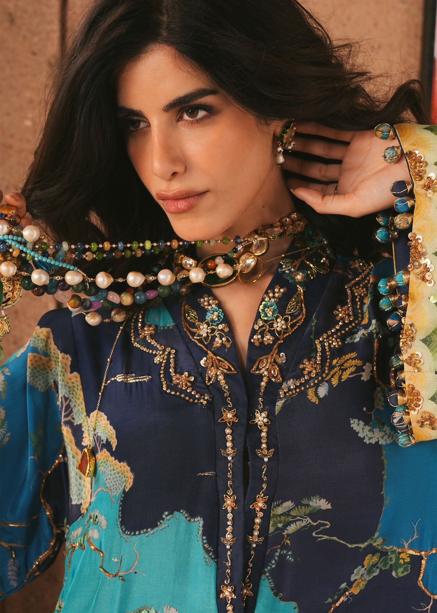 Crimson | Crimson Eid Prints | Laila - Midnight