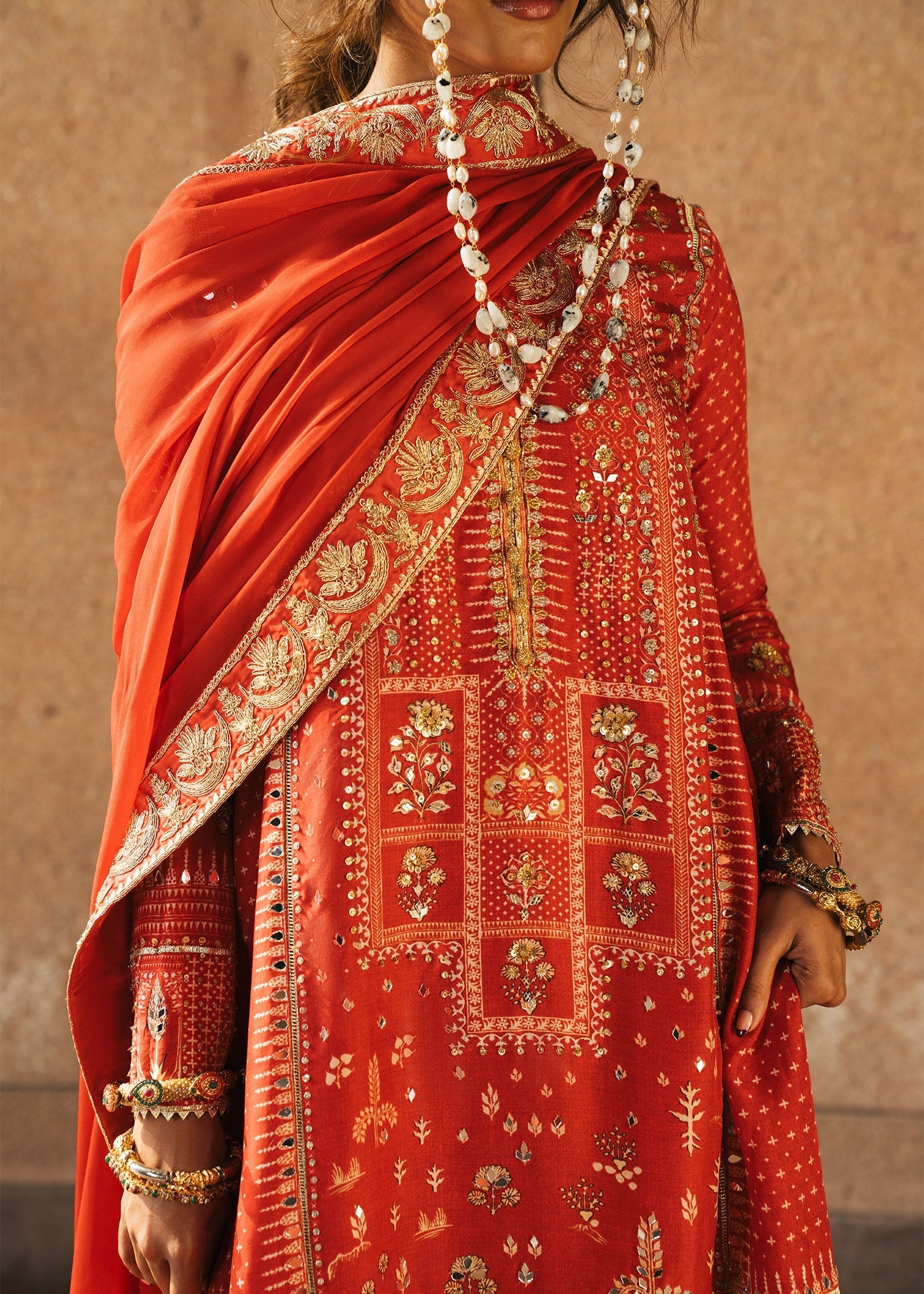 Crimson | Crimson Eid Prints | Patakha - Scarlet