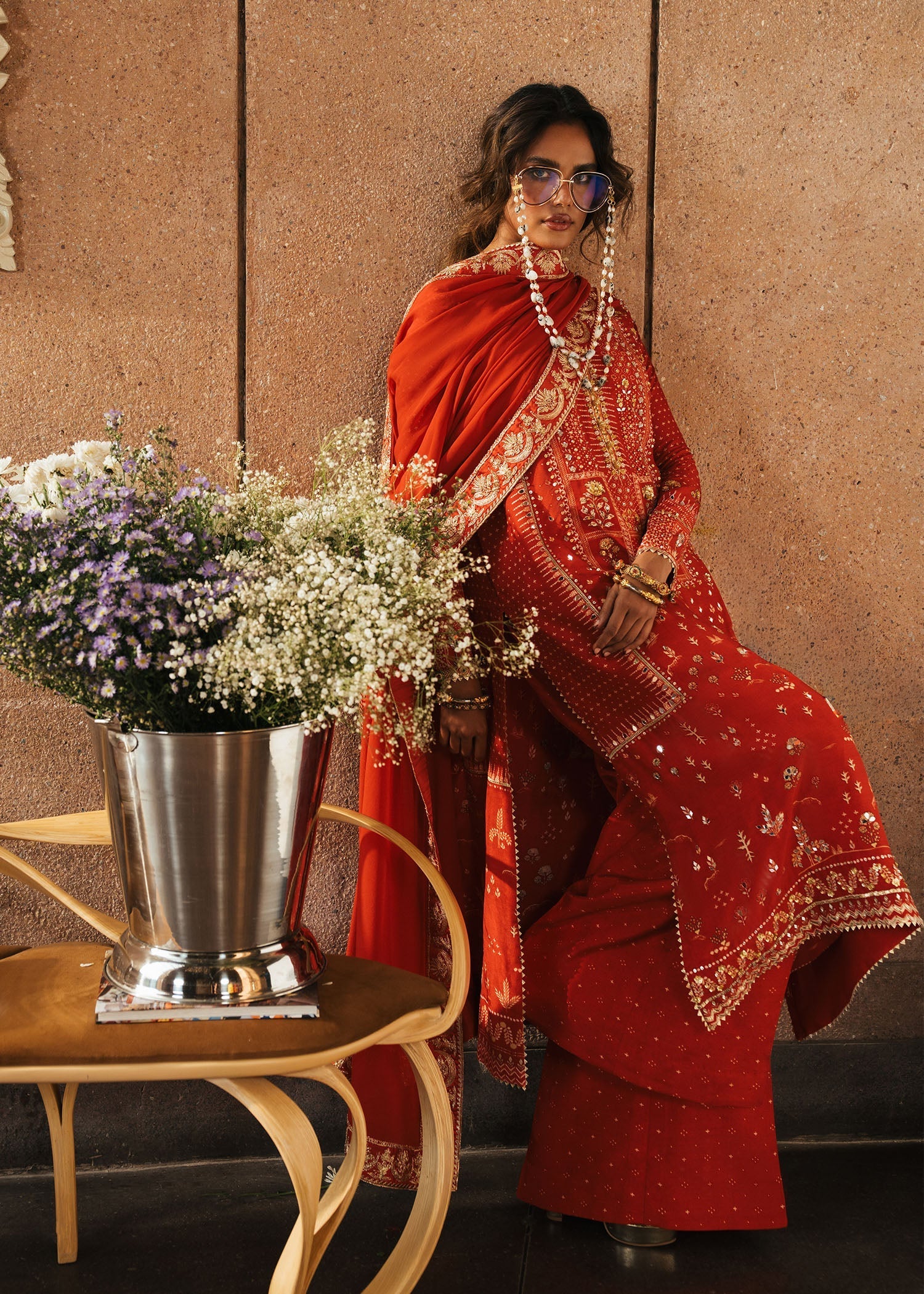Crimson | Crimson Eid Prints | Patakha - Scarlet