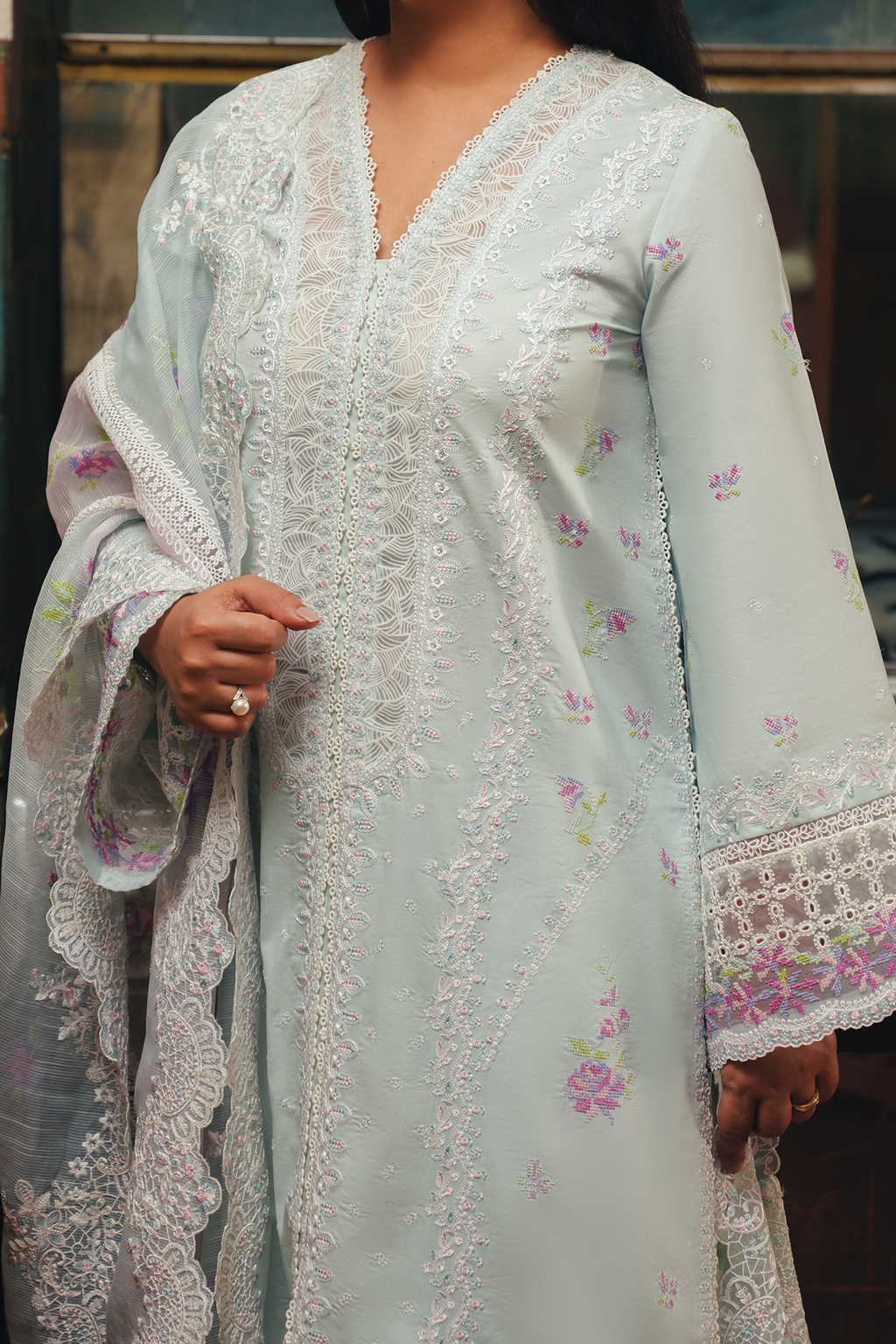 Afrozeh | Sheer Khurma Eid Pret 26 | CHAM CHAM