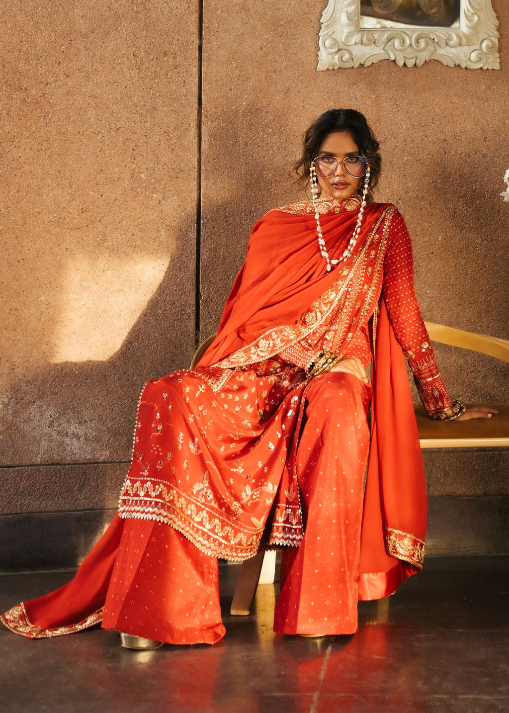 Crimson | Crimson Eid Prints | Patakha - Scarlet