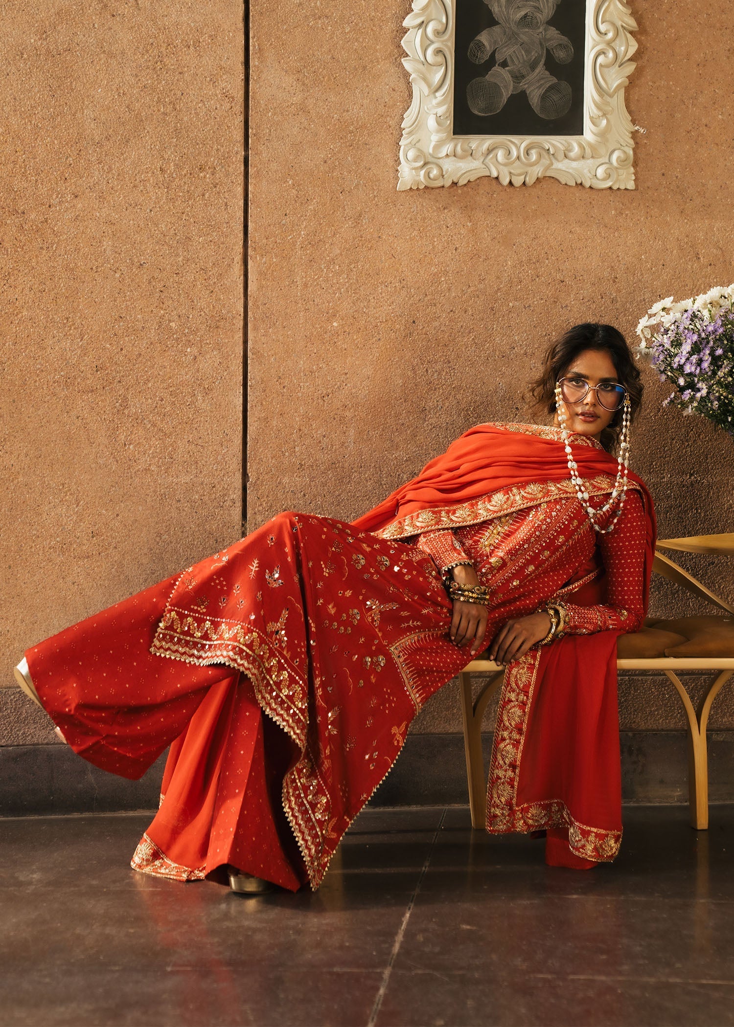 Crimson | Crimson Eid Prints | Patakha - Scarlet