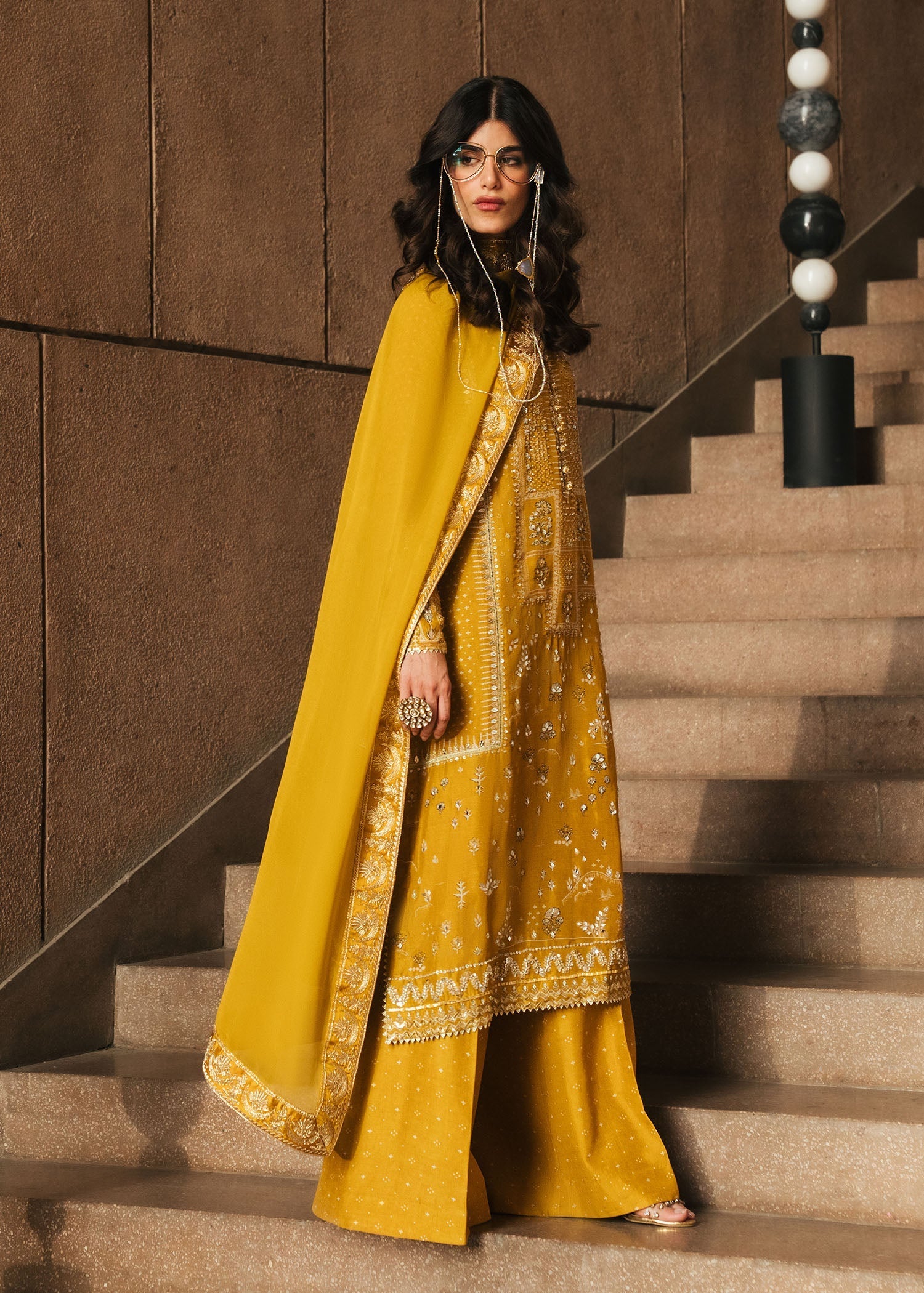 Crimson | Crimson Eid Prints | Patakha - Amber