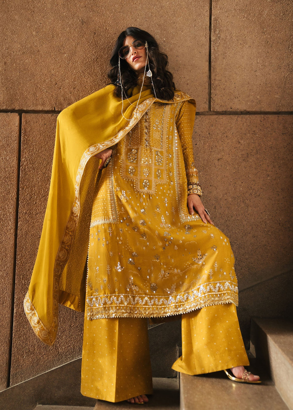 Crimson | Crimson Eid Prints | Patakha - Amber