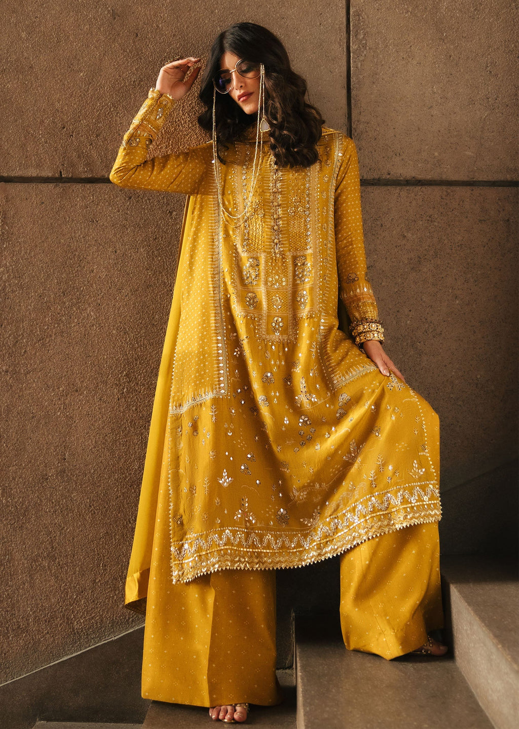 Crimson | Crimson Eid Prints | Patakha - Amber