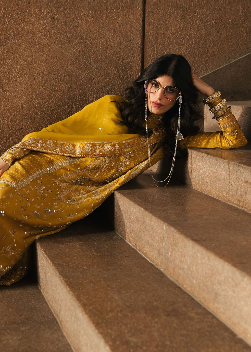 Crimson | Crimson Eid Prints | Patakha - Amber