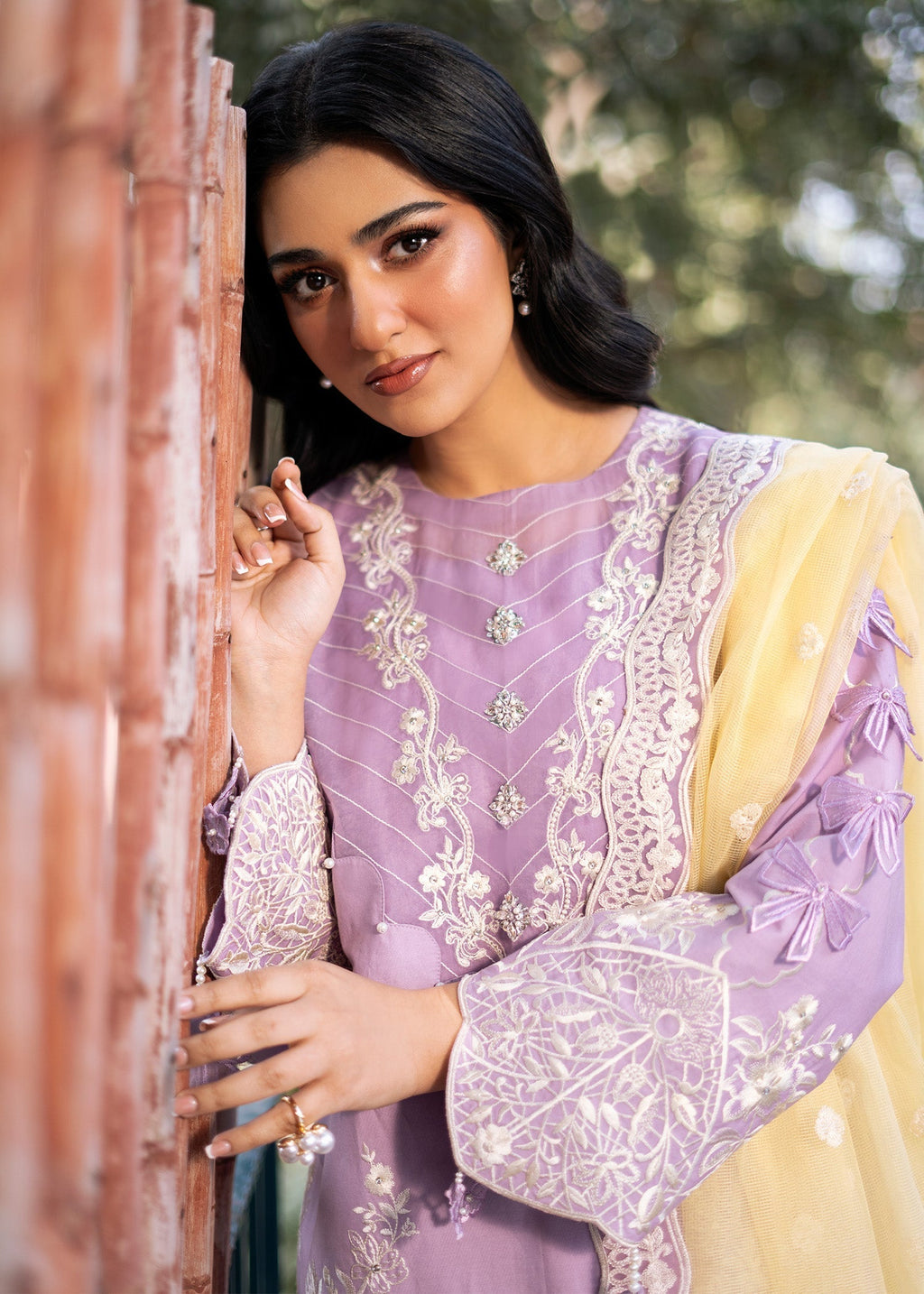 Fozia Khalid | Blossom Festive Lawn 25 | Iris - Riwayat-e-Khas