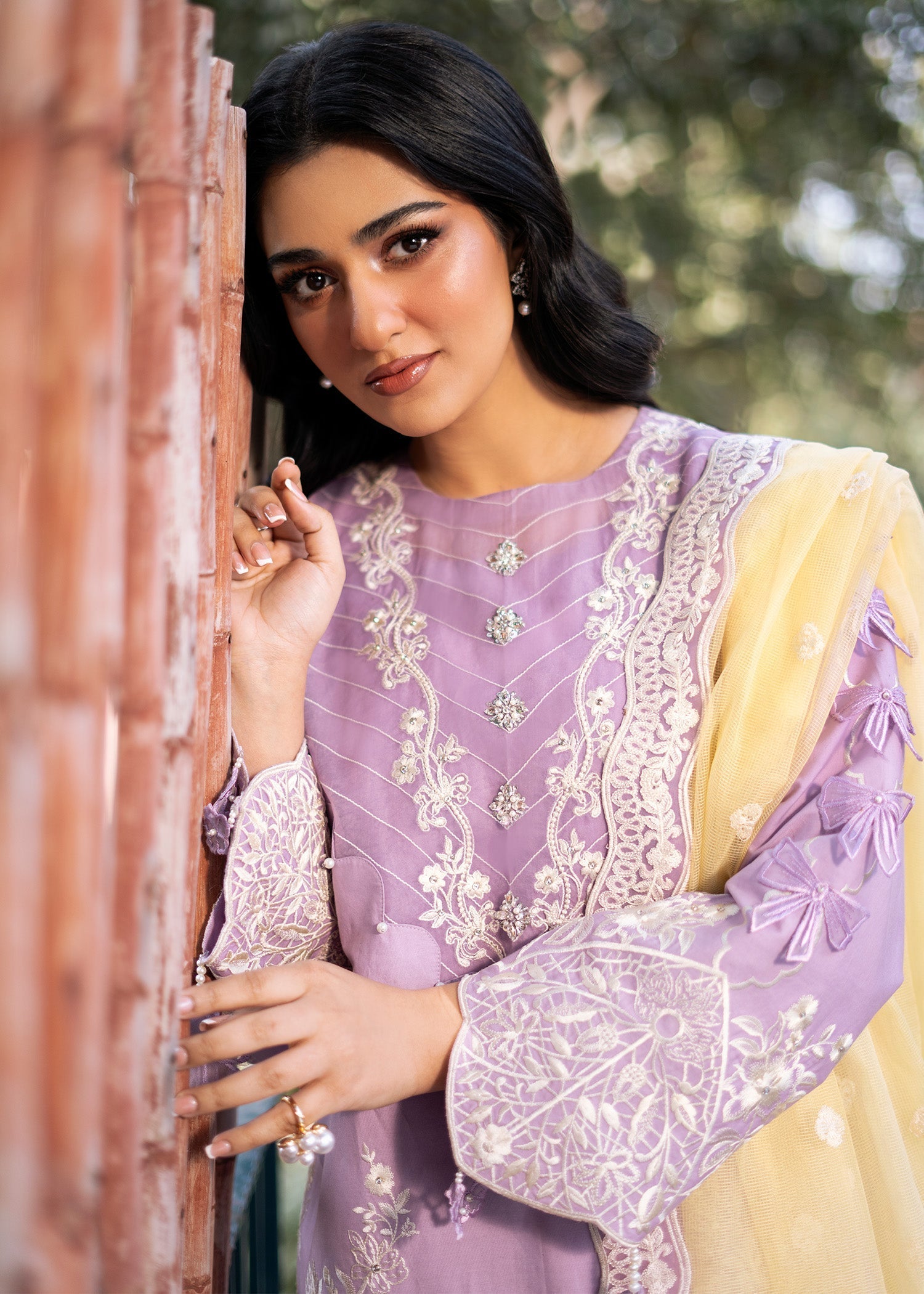 Fozia Khalid | Blossom Festive Lawn 25 | Iris - Riwayat-e-Khas
