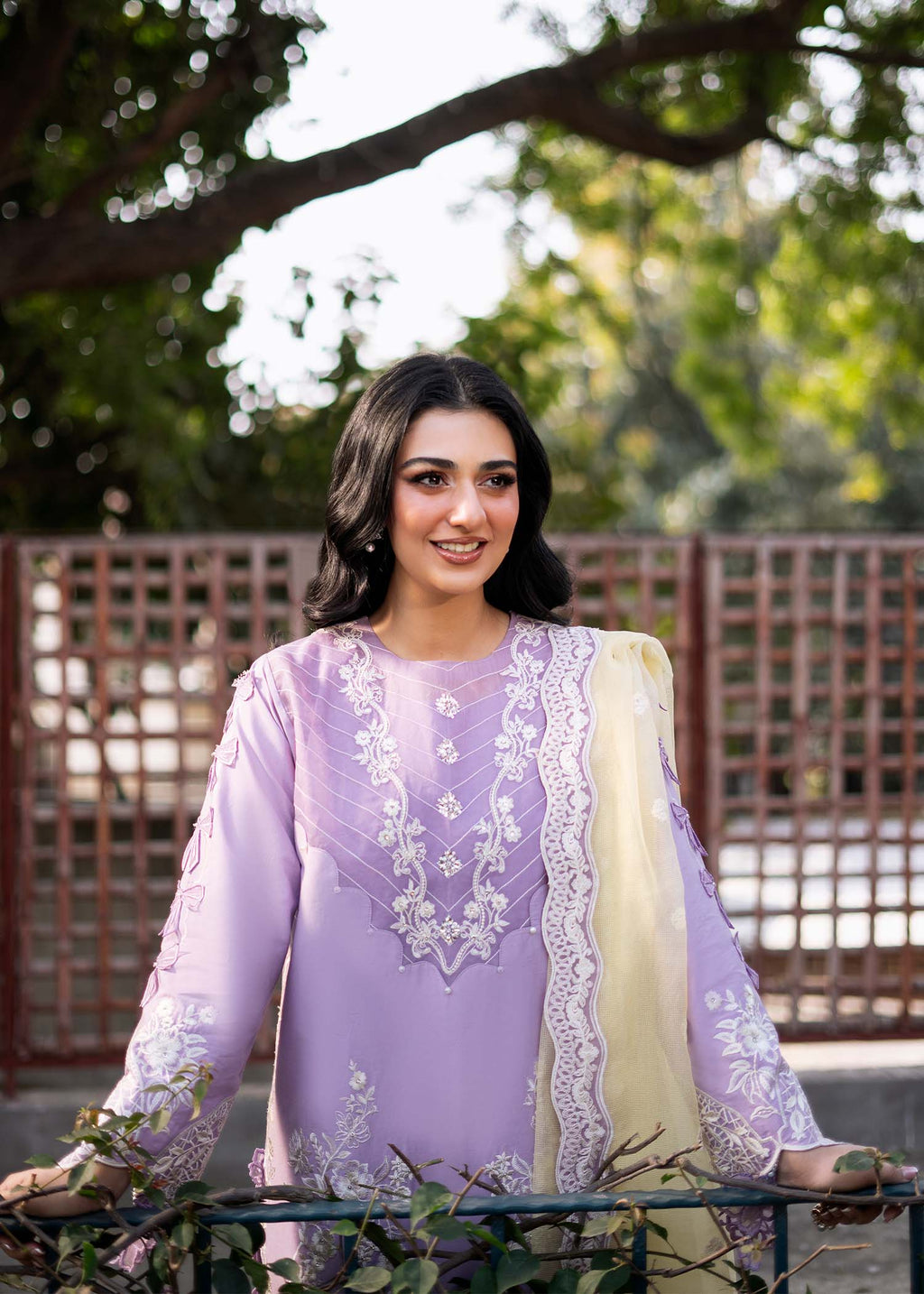Fozia Khalid | Blossom Festive Lawn 25 | Iris - Riwayat-e-Khas