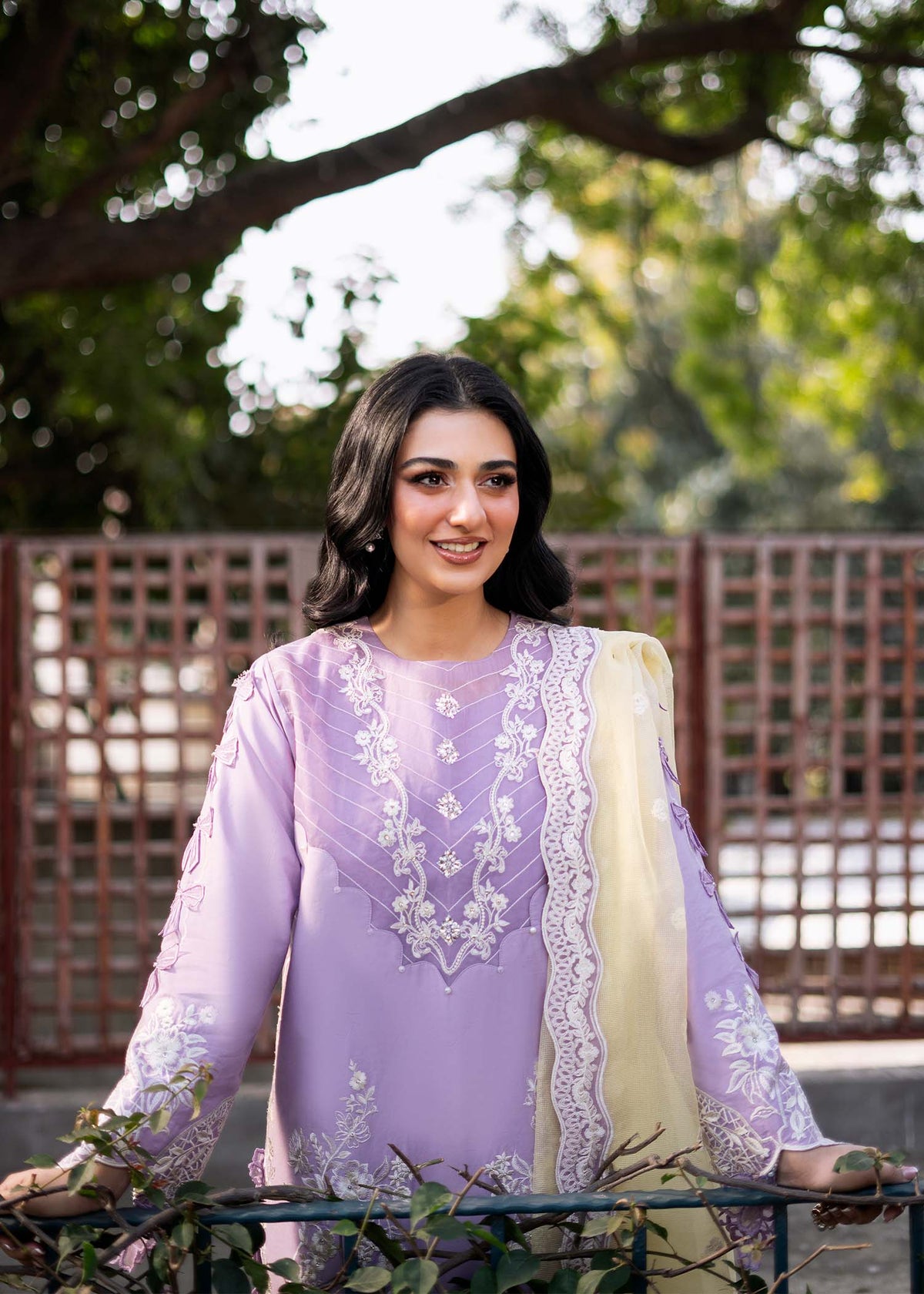 Fozia Khalid | Blossom Festive Lawn 25 | Iris - Riwayat-e-Khas