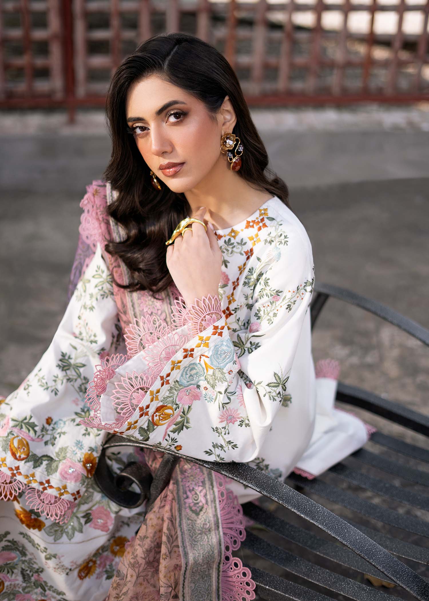 Fozia Khalid | Blossom Festive Lawn 25 | Lilly - Riwayat-e-Khas