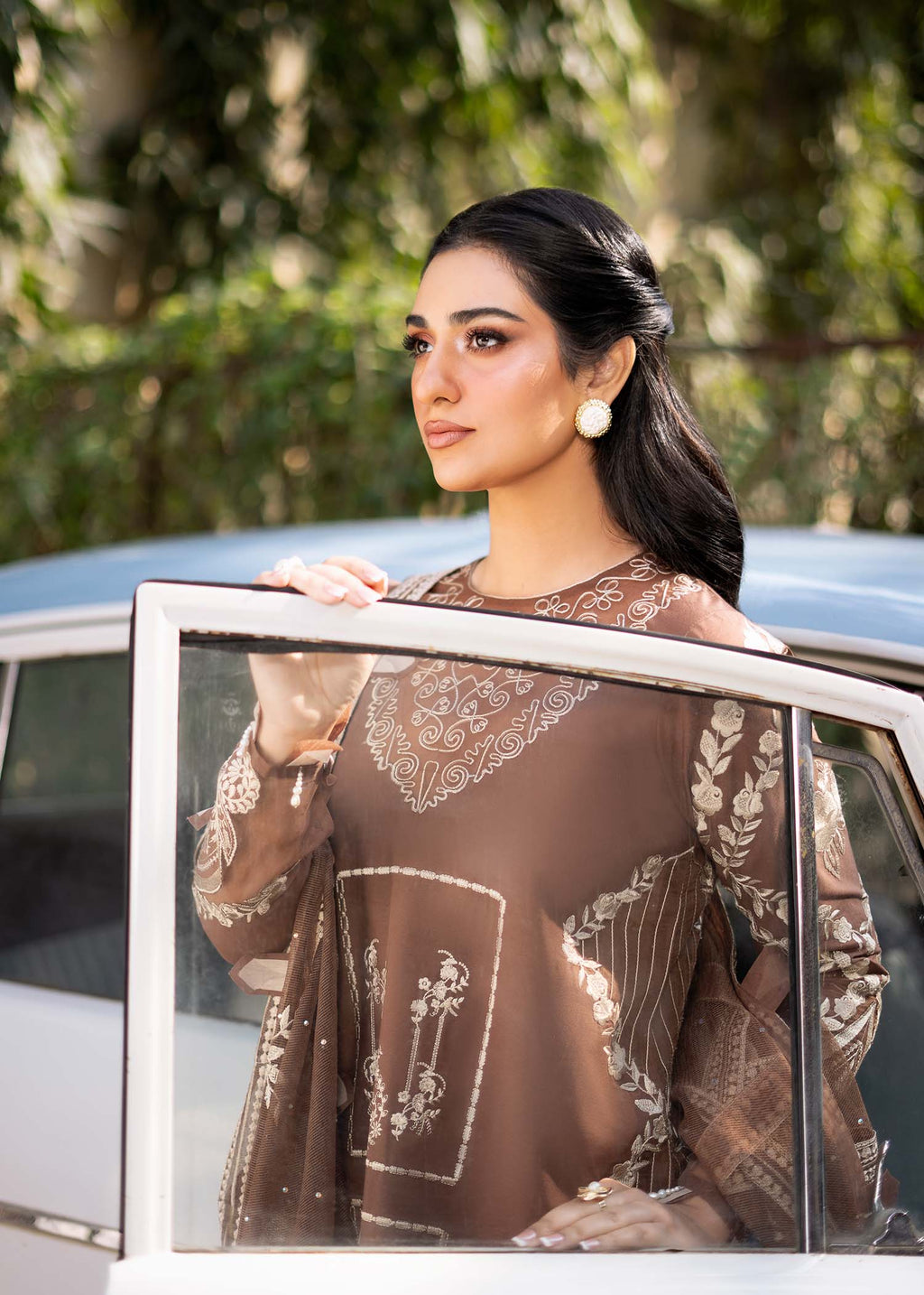 Fozia Khalid | Blossom Festive Lawn 25 | Spirea - Riwayat-e-Khas