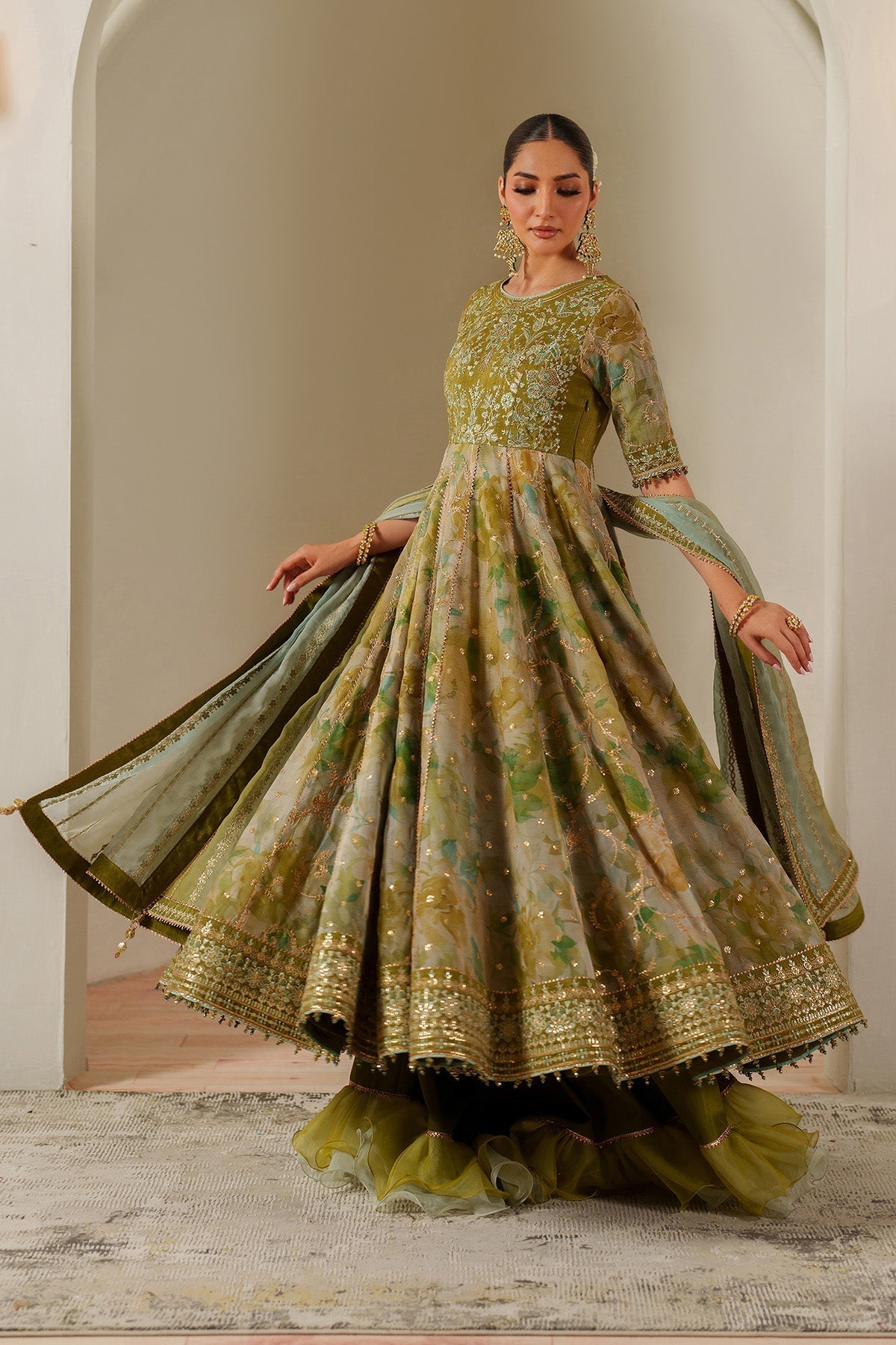 Alizeh | Fleur Chiffon |  AF-CH-2195-Renee