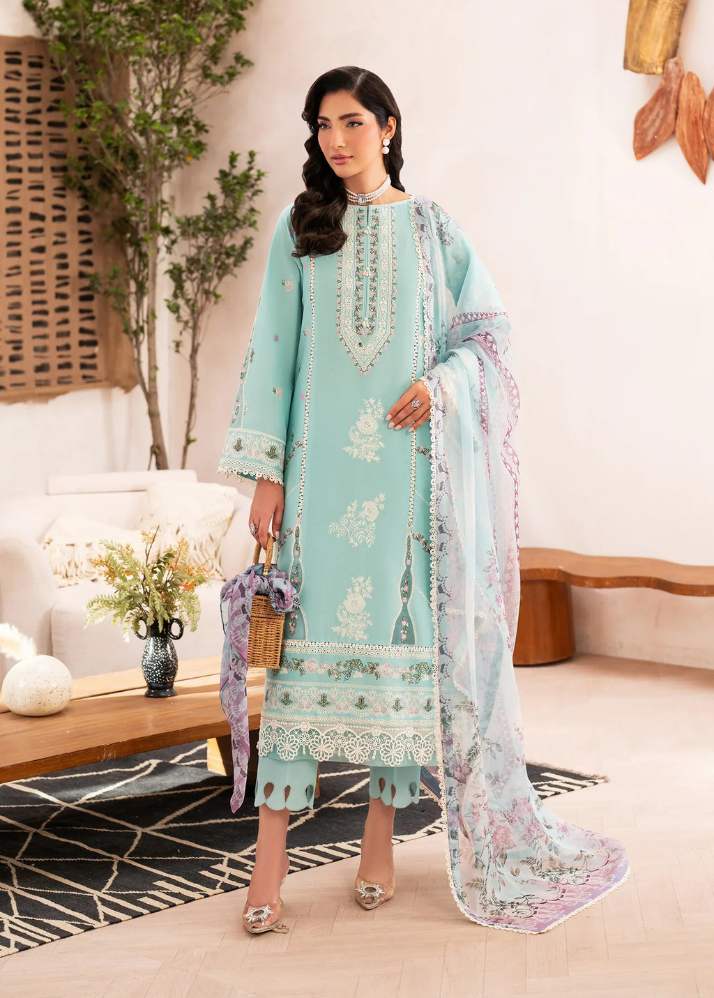 Sifa | Luxury Lawn Stitched | Nisa
