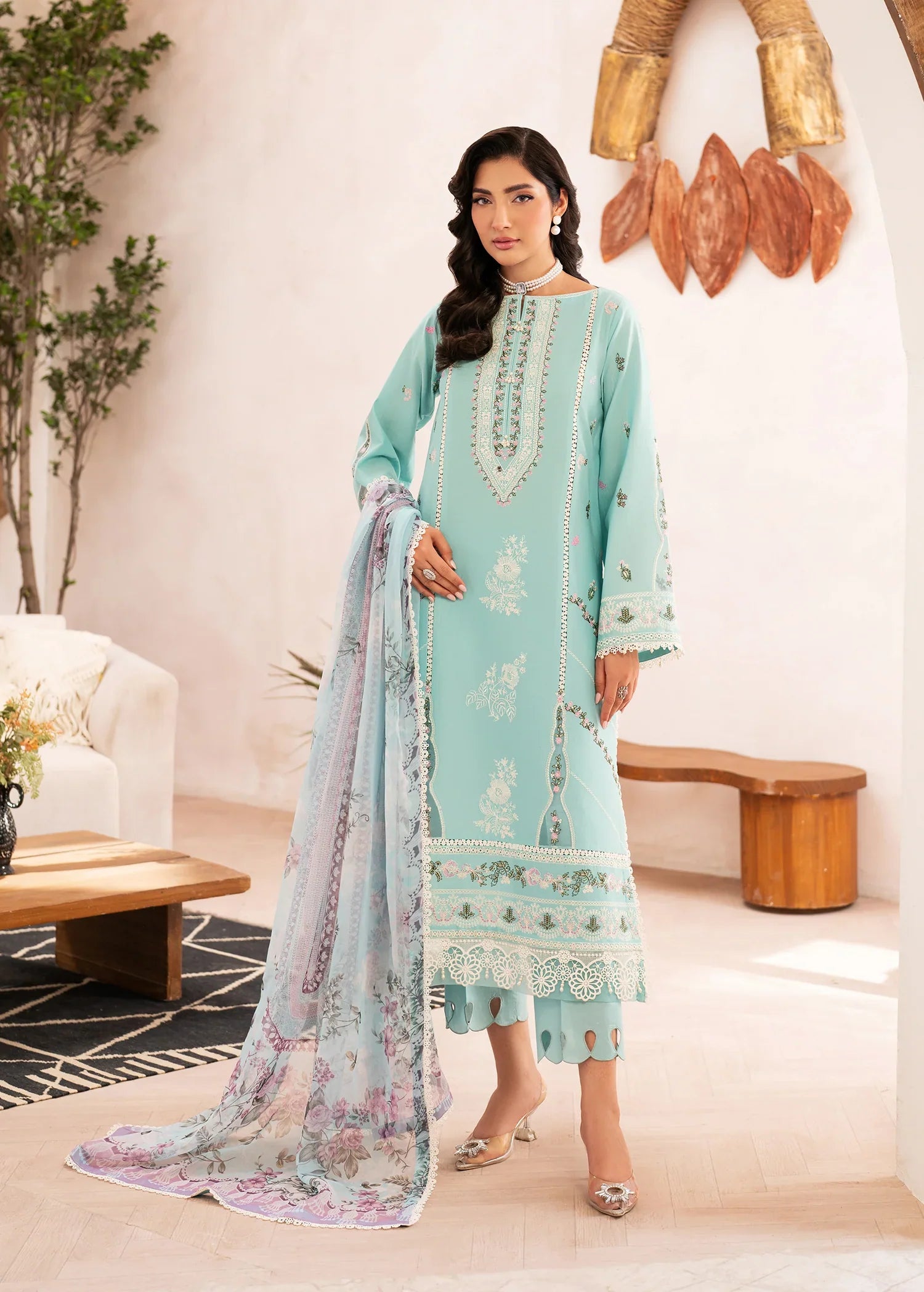 Sifa | Luxury Lawn Stitched | Nisa