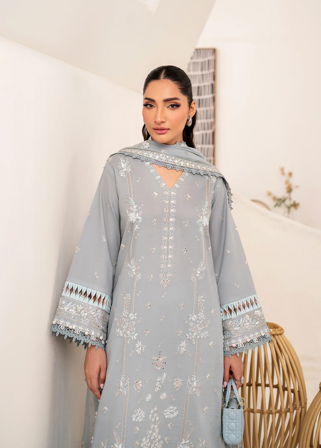 Sifa | Luxury Lawn Stitched | Ravaya