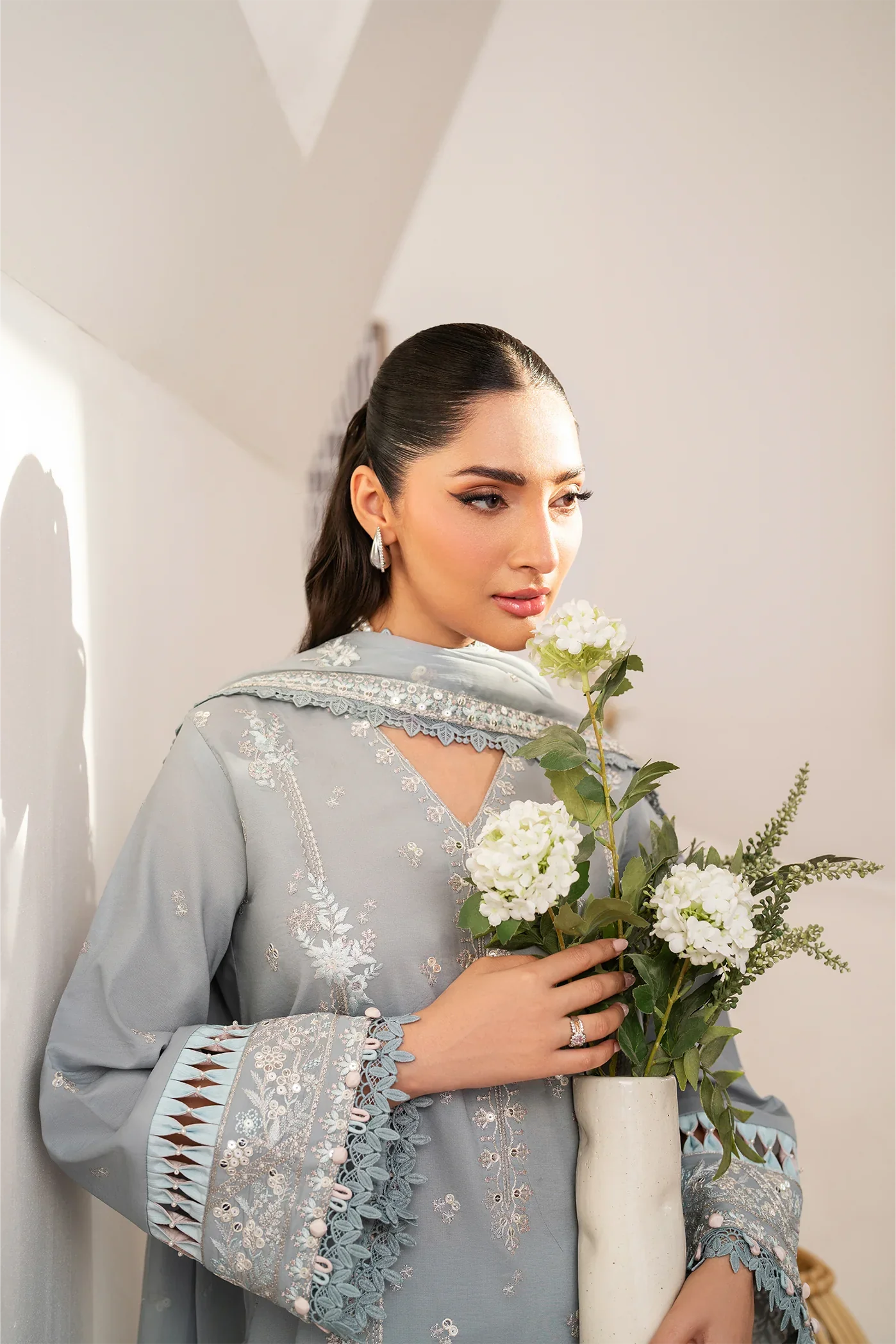 Sifa | Luxury Lawn Stitched | Ravaya