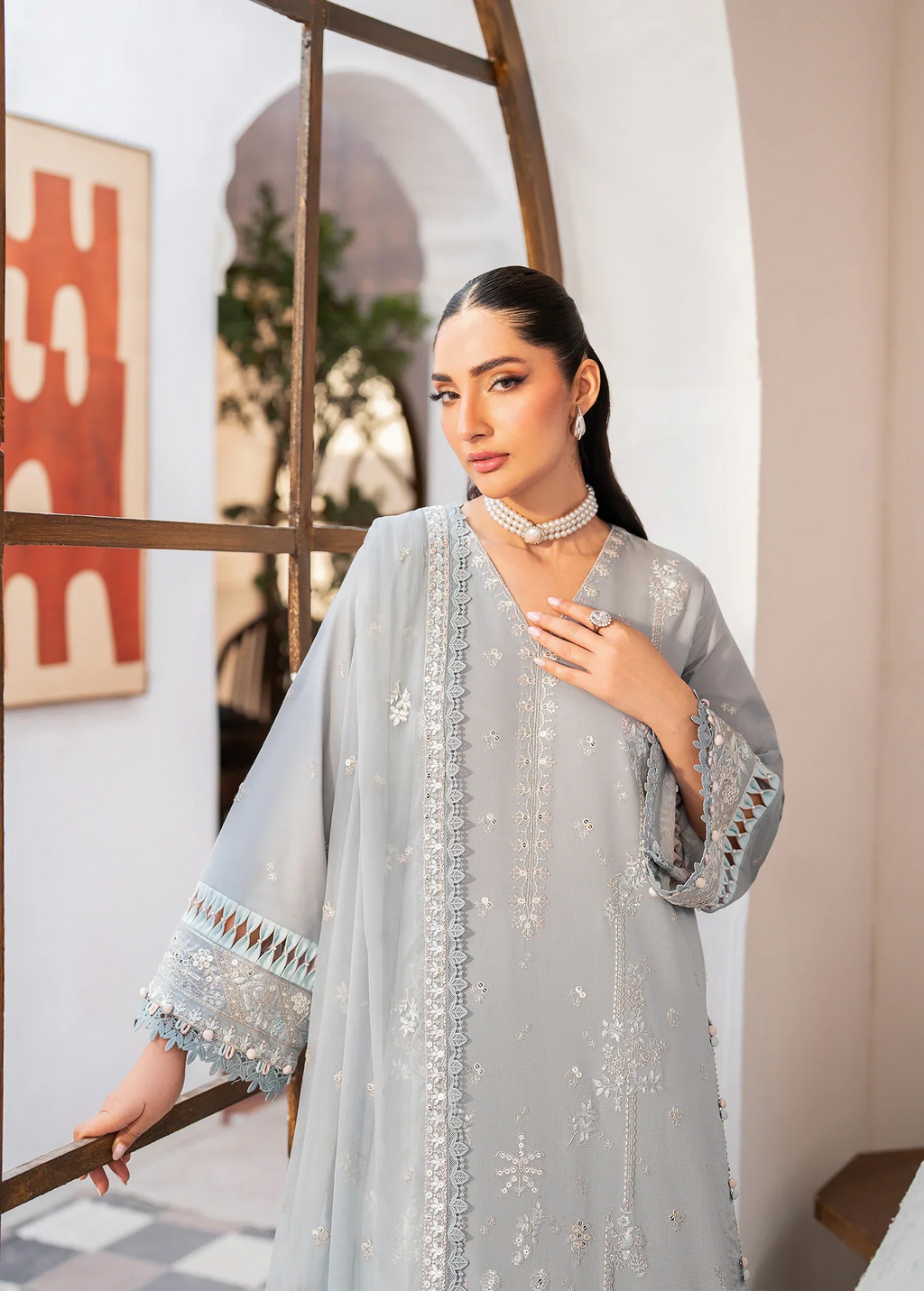 Sifa | Luxury Lawn Stitched | Ravaya