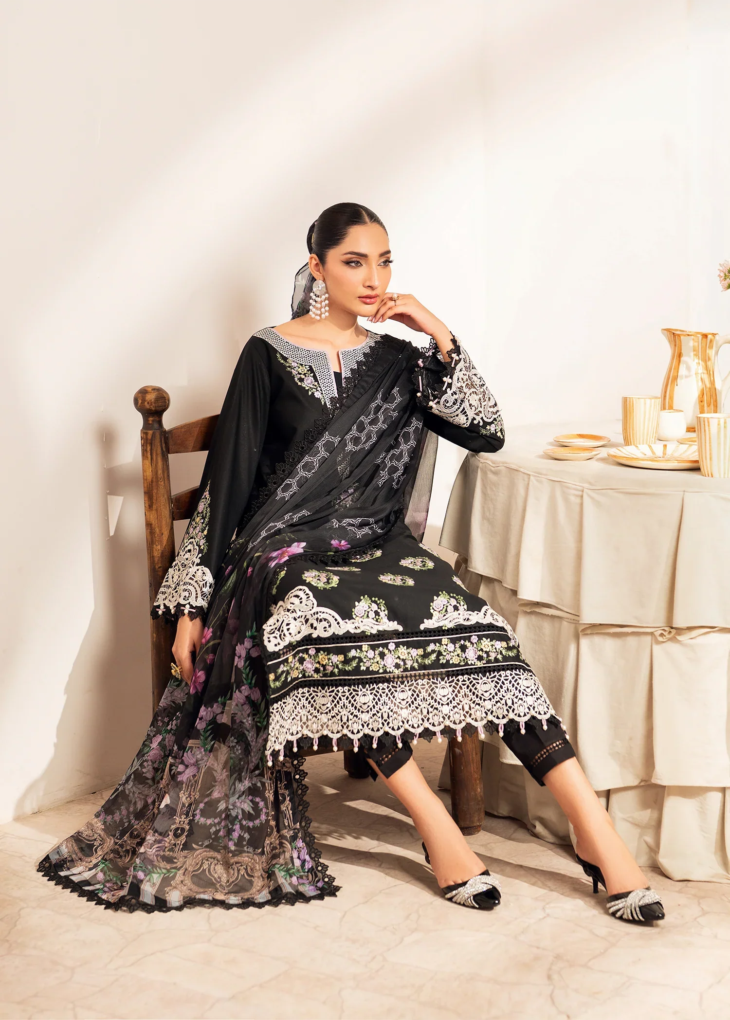 Sifa | Luxury Lawn Stitched | PhoolKari