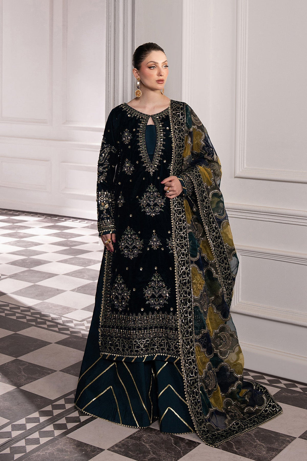 Raeesa Premium | Noirah Velvet | NV-006