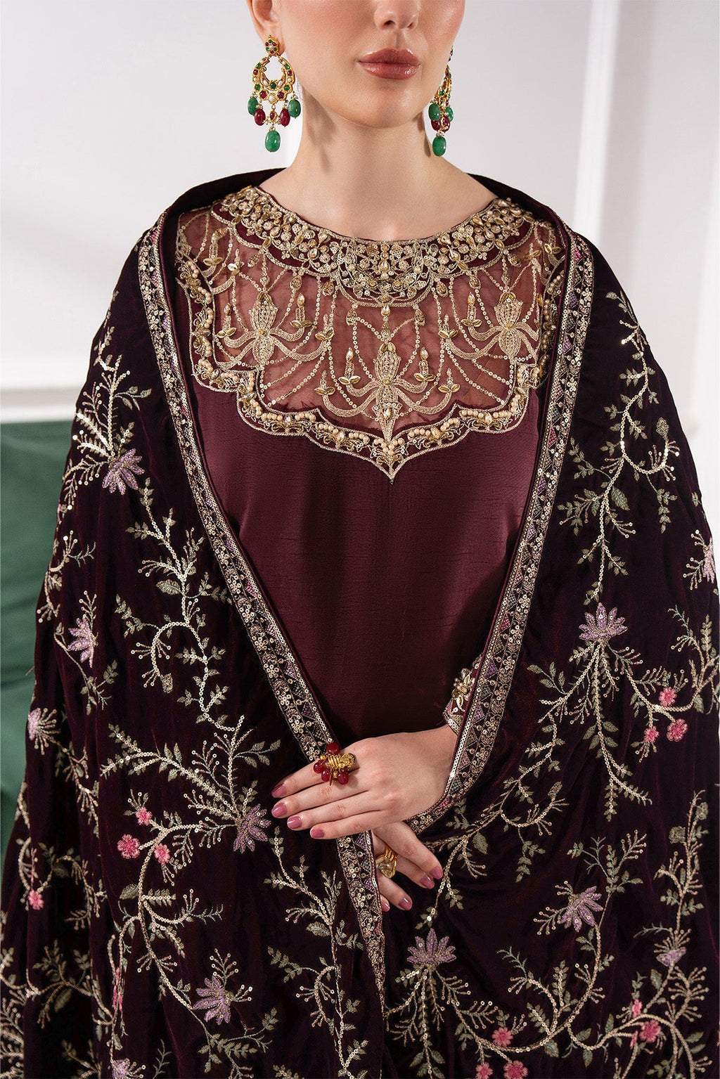 Raeesa Premium | Noirah Velvet | NV-005