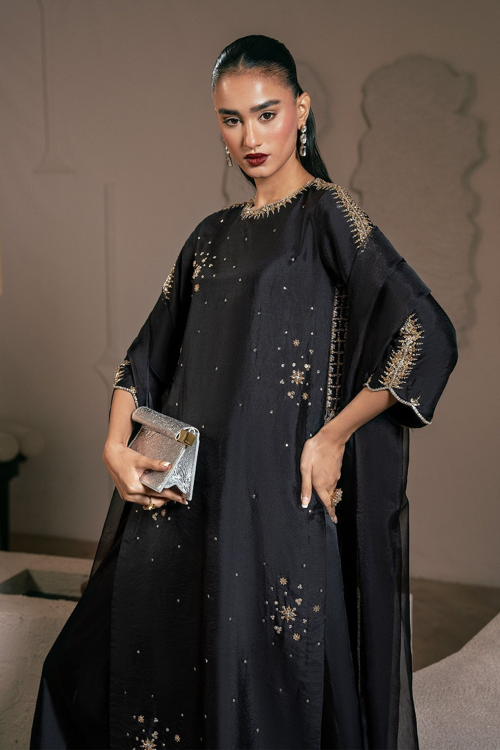 Mina Kashif | Emilie Formals | Black Noir