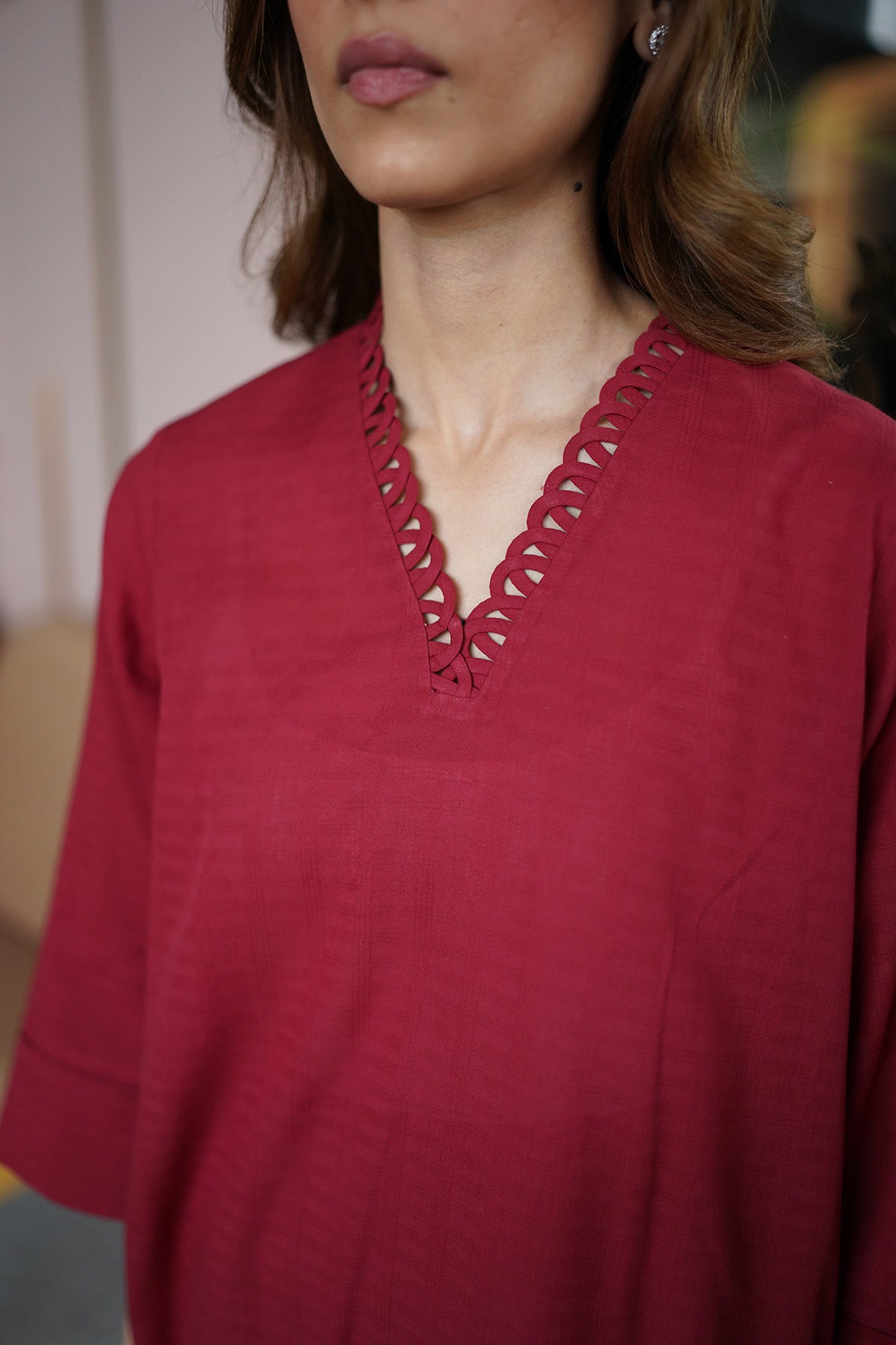 Sahar | Ready to Wear Basics | Carmine Couture - Riwayat-e-Khas