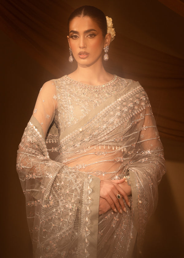 Paras by Pasha | Noor -e- Jahan Saree Collection | Abr-e-Shaam