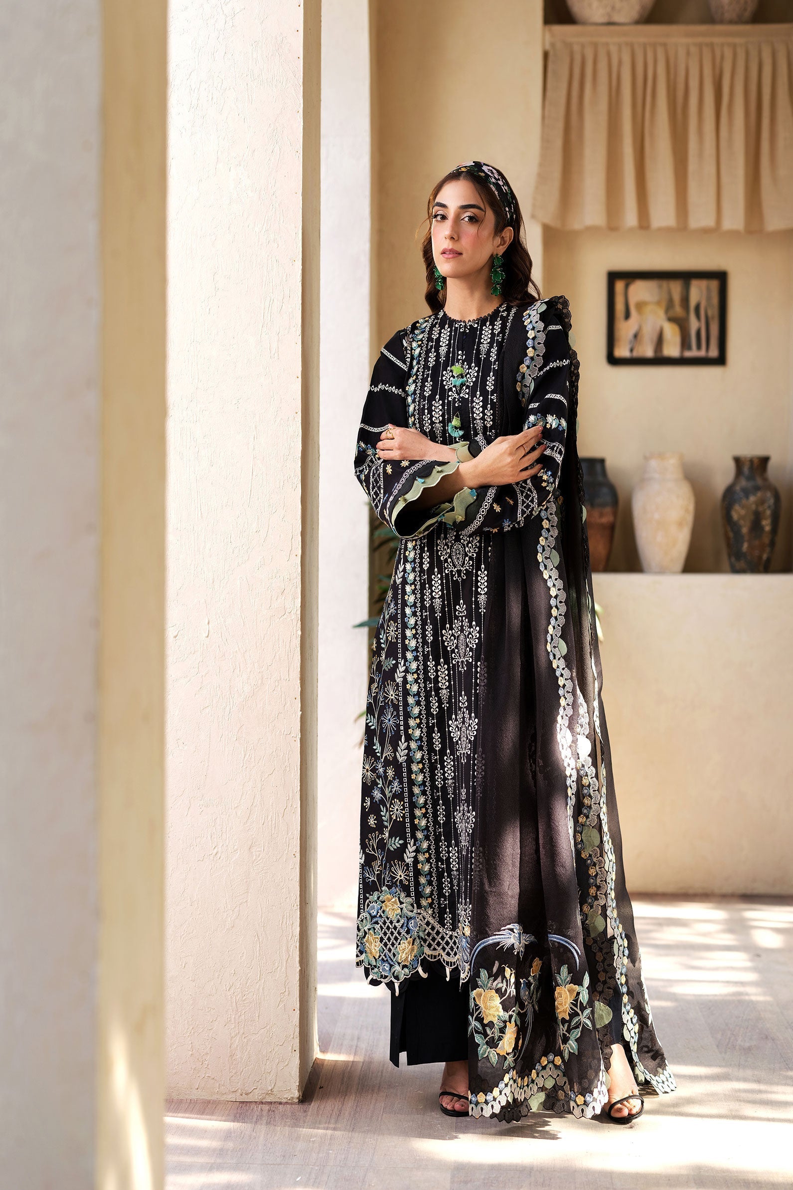 Maryam Hussain | Luxury Lawn 25 | Dawn - Riwayat-e-Khas