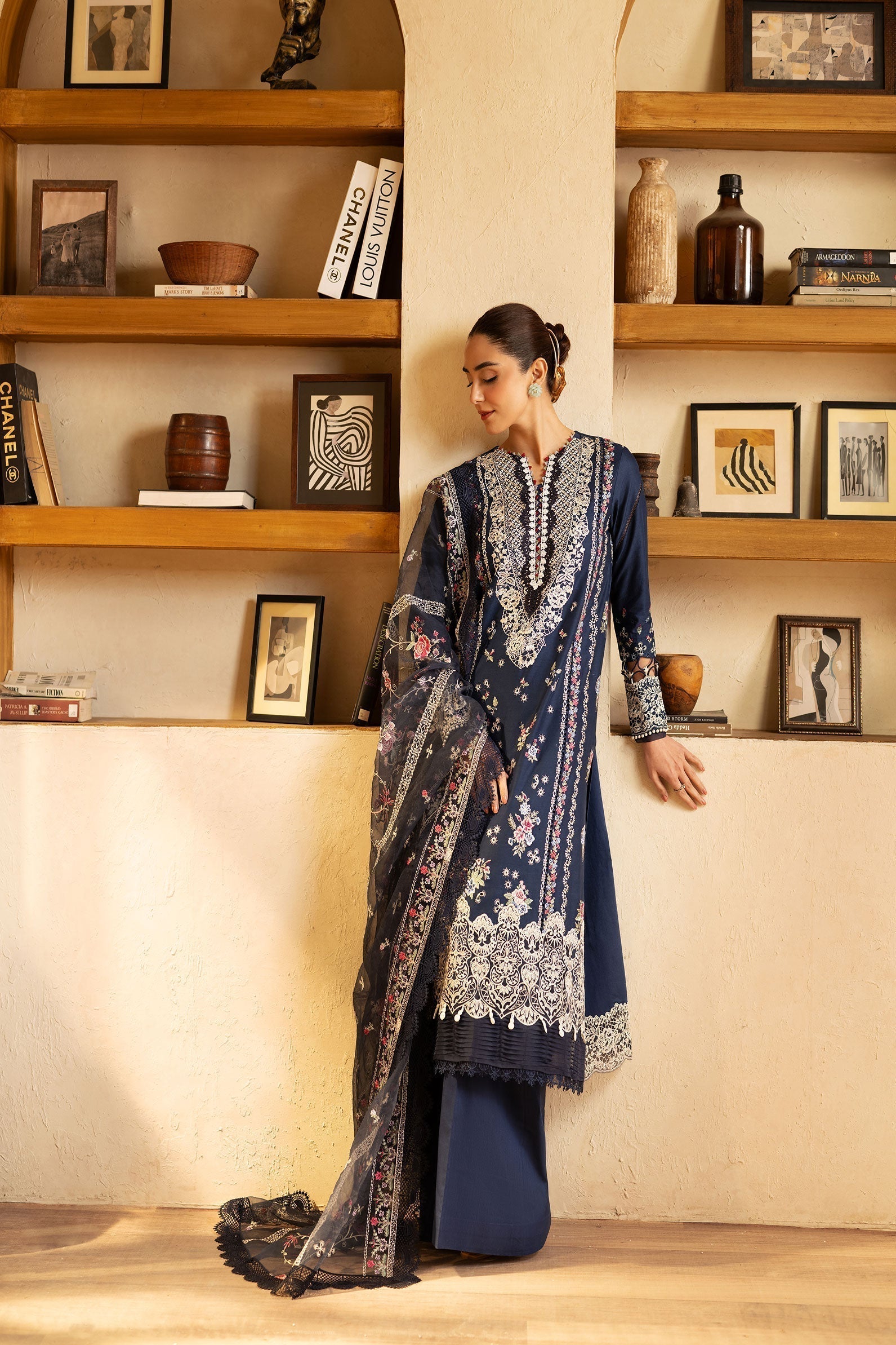 Maryam Hussain | Luxury Lawn 25 | Twilight - Riwayat-e-Khas