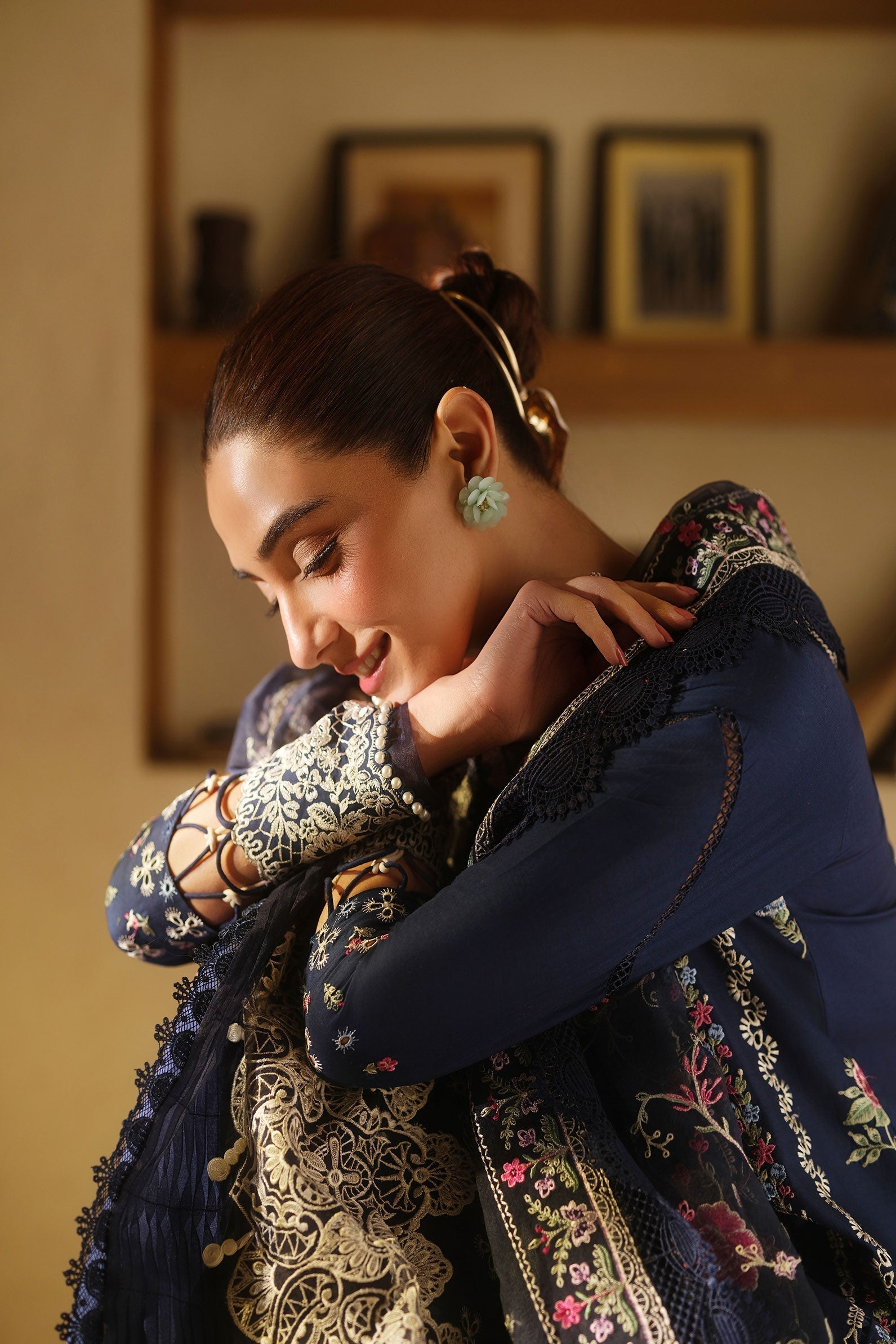 Maryam Hussain | Luxury Lawn 25 | Twilight - Riwayat-e-Khas