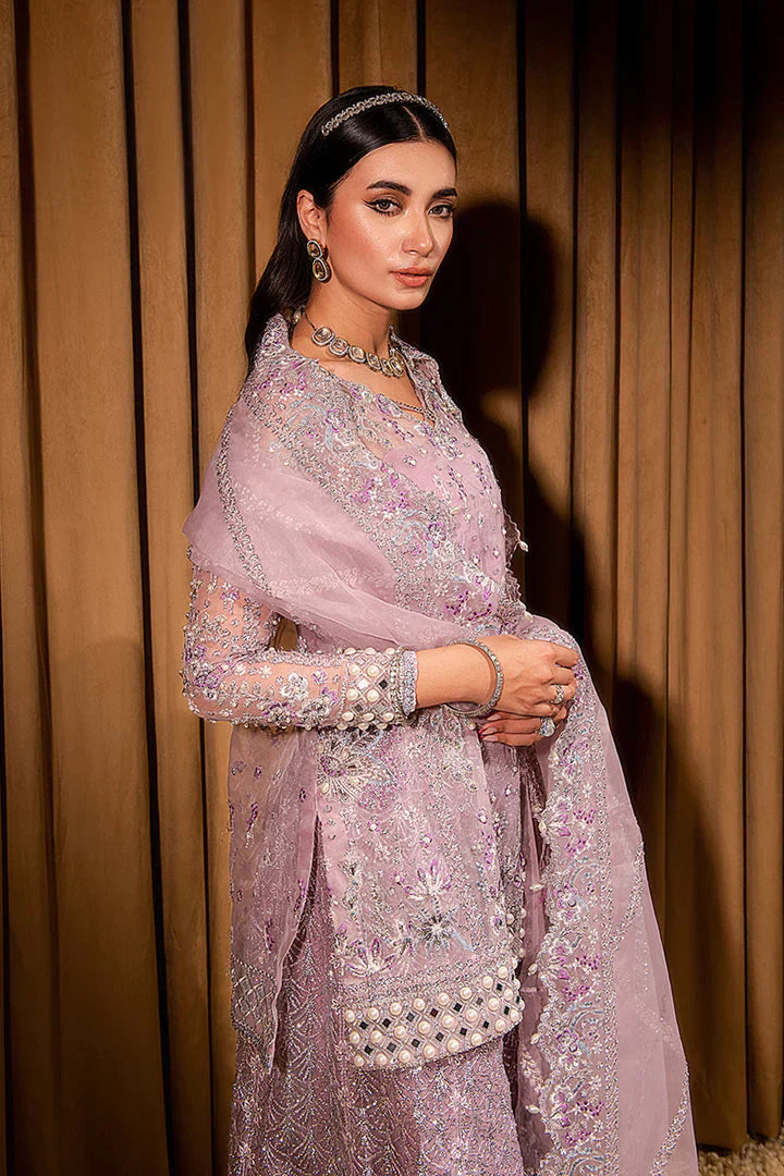 Maria Osama Khan Dastaan Festive Formal 3Pc Suit DS-07 Sona - Riwayat-e-khas