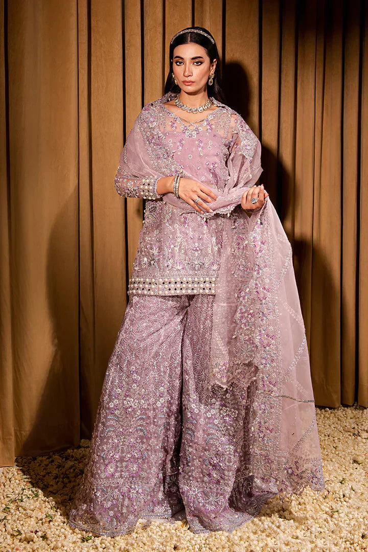 Maria Osama Khan Dastaan Festive Formal 3Pc Suit DS-07 Sona - Riwayat-e-khas