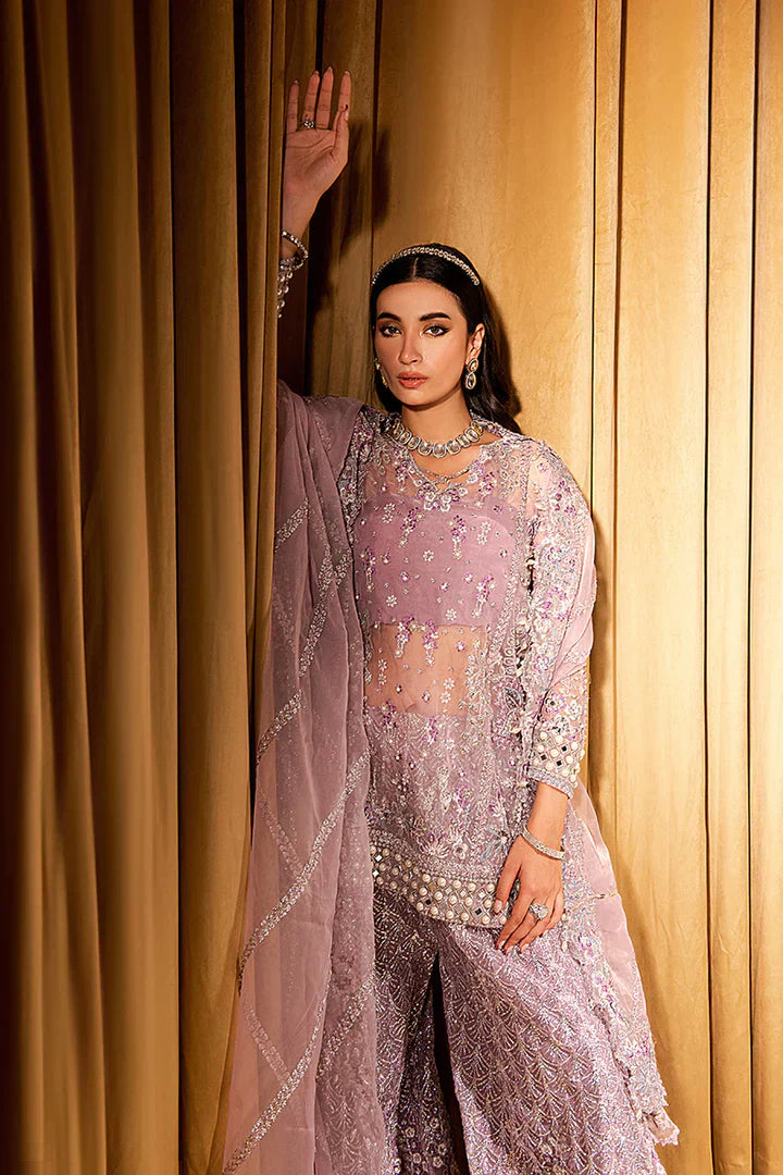 Maria Osama Khan Dastaan Festive Formal 3Pc Suit DS-07 Sona - Riwayat-e-khas