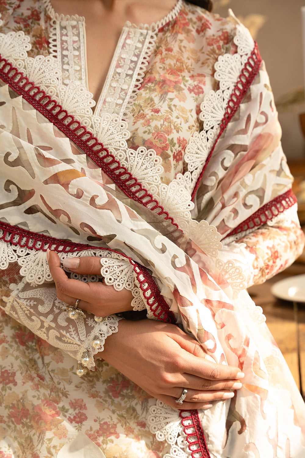Saira Rizwan | Luxury Lawn 25 | MAYA-SRL25-06 - Riwayat-e-Khas