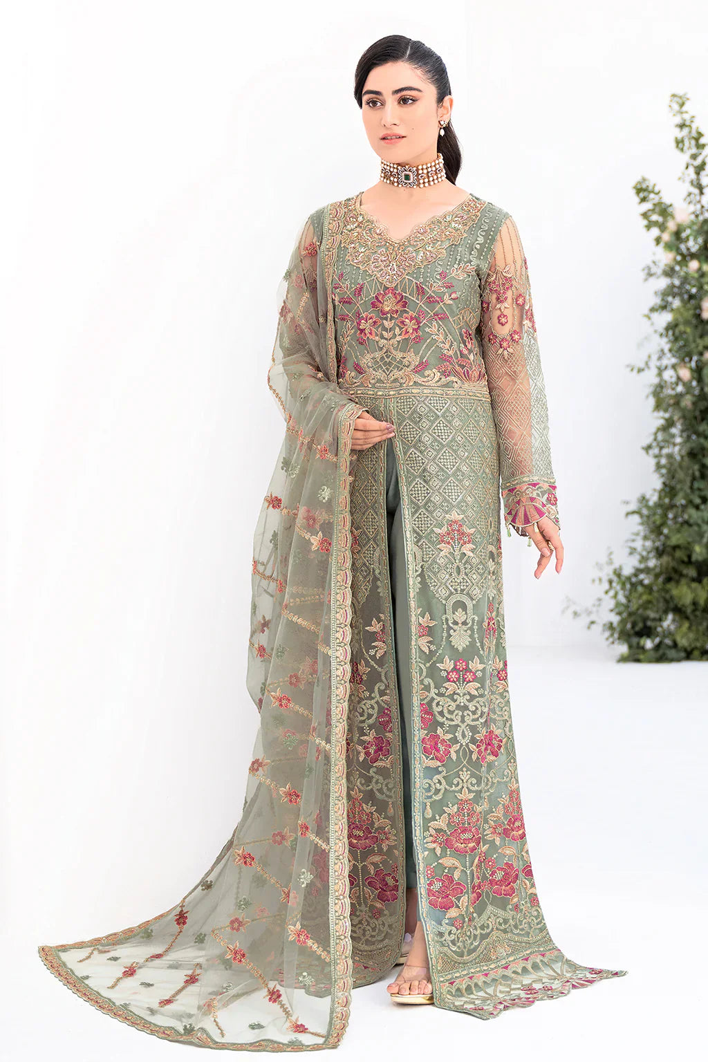 RAMSHA | Minhal Net Collection | M-802