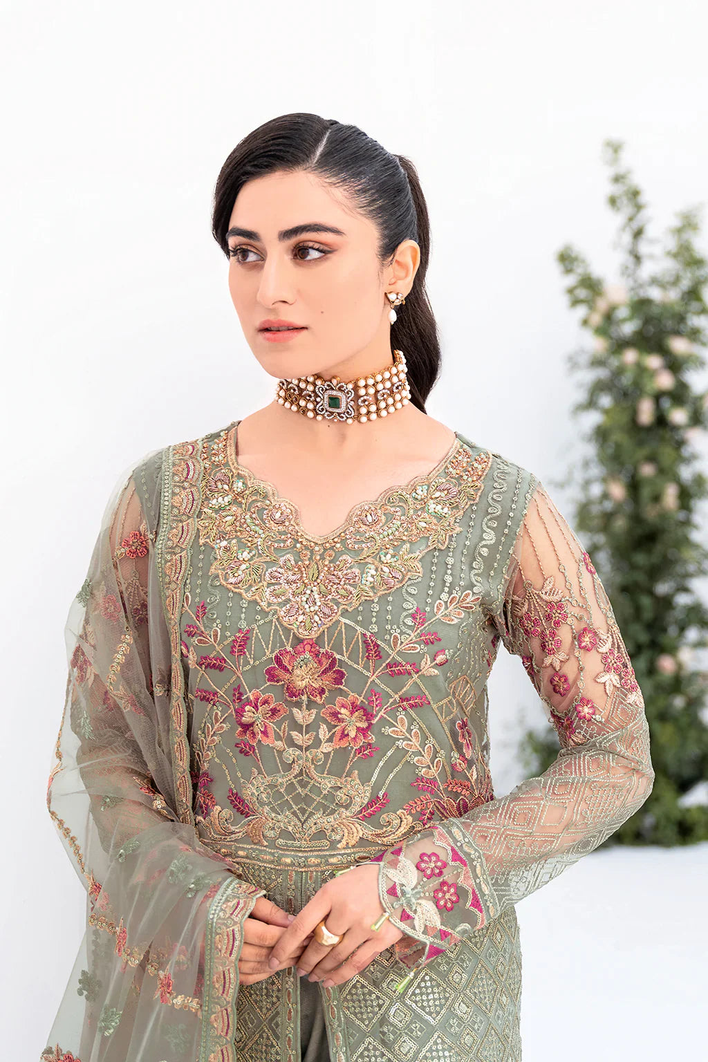 RAMSHA | Minhal Net Collection | M-802