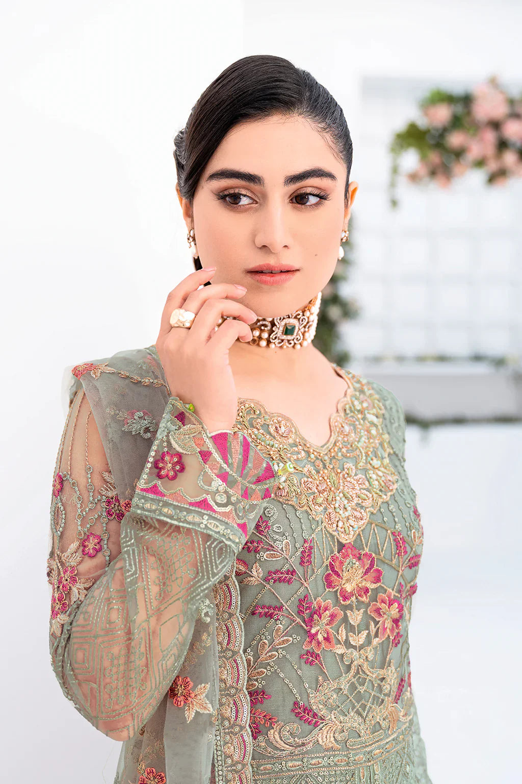 RAMSHA | Minhal Net Collection | M-802