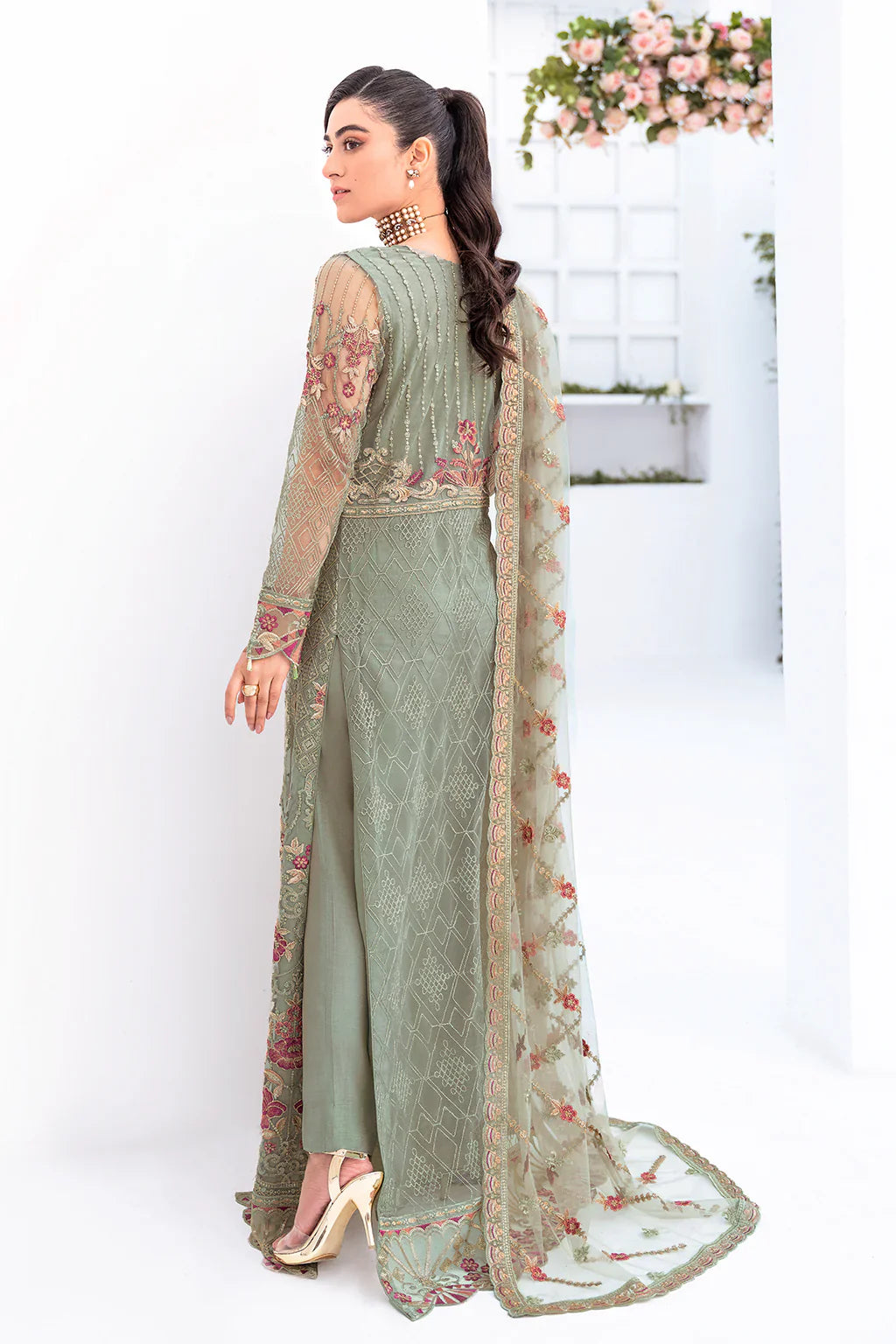 RAMSHA | Minhal Net Collection | M-802